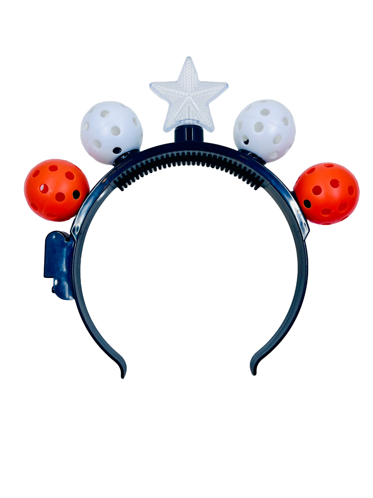 Mini Pickleball Star Headband With Flashing Lights | Fun Pickleball Gifts