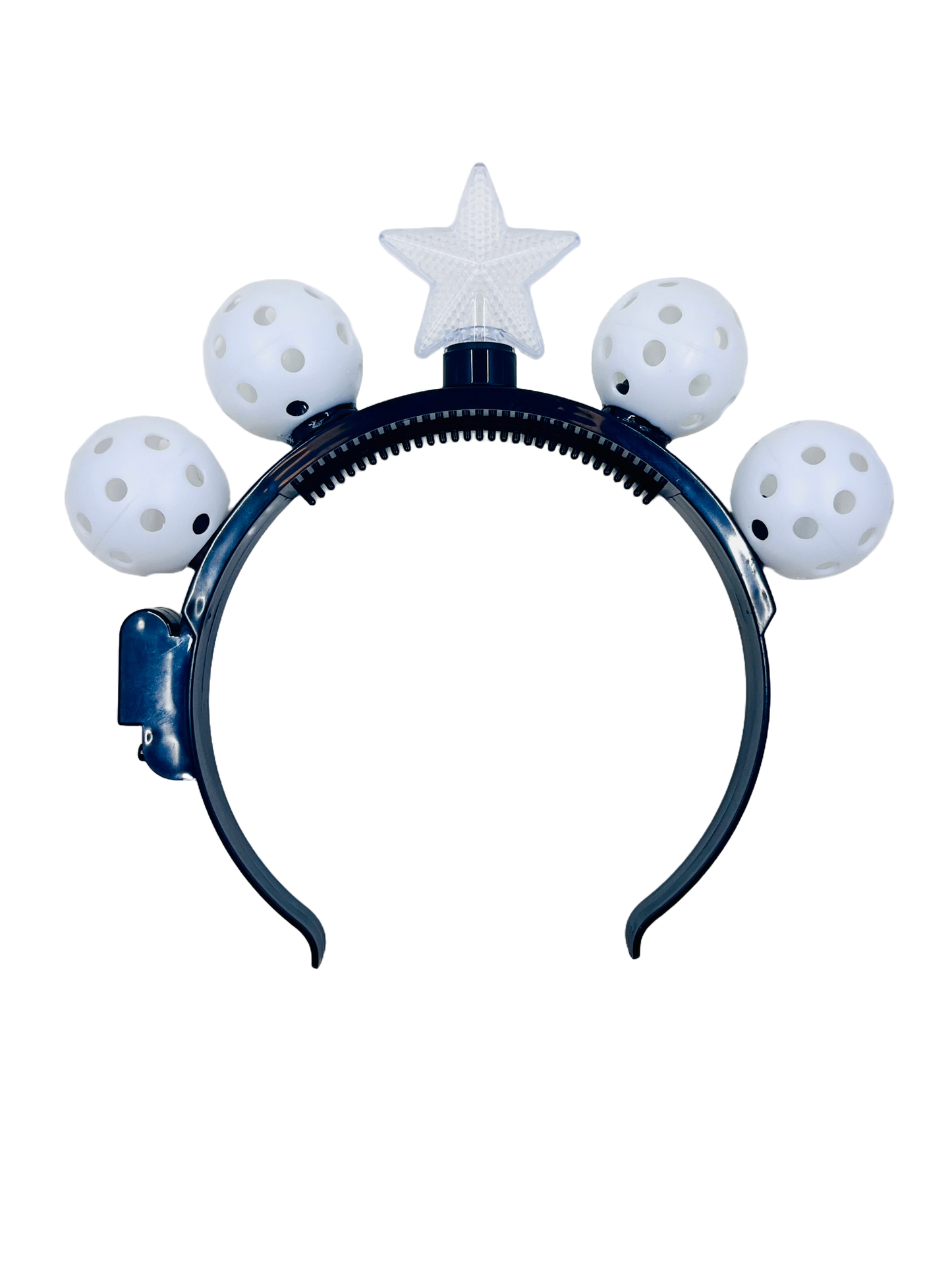 Mini Pickleball Star Headband With Flashing Lights | Fun Pickleball Gifts