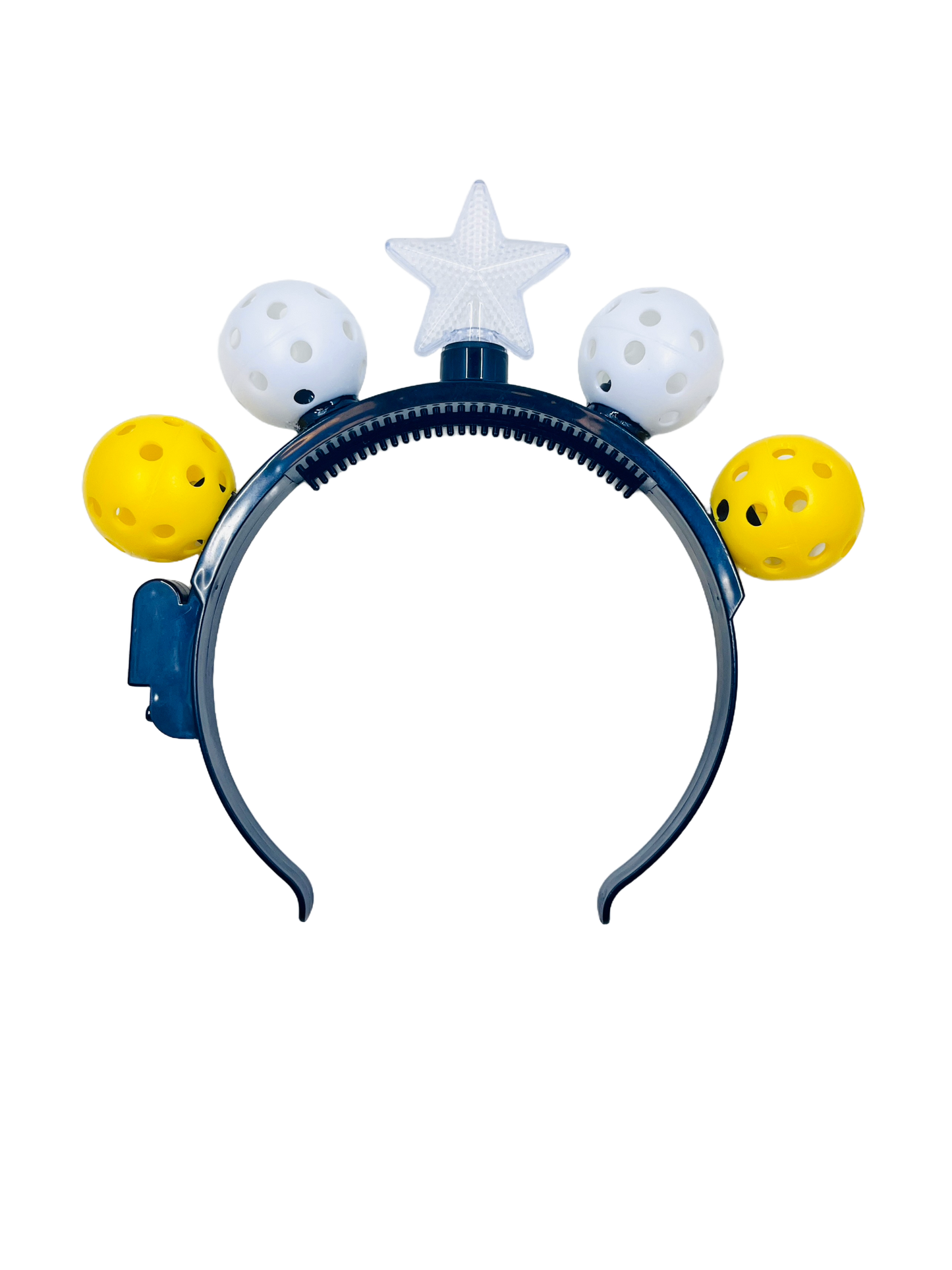 Mini Pickleball Star Headband With Flashing Lights | Fun Pickleball Gifts