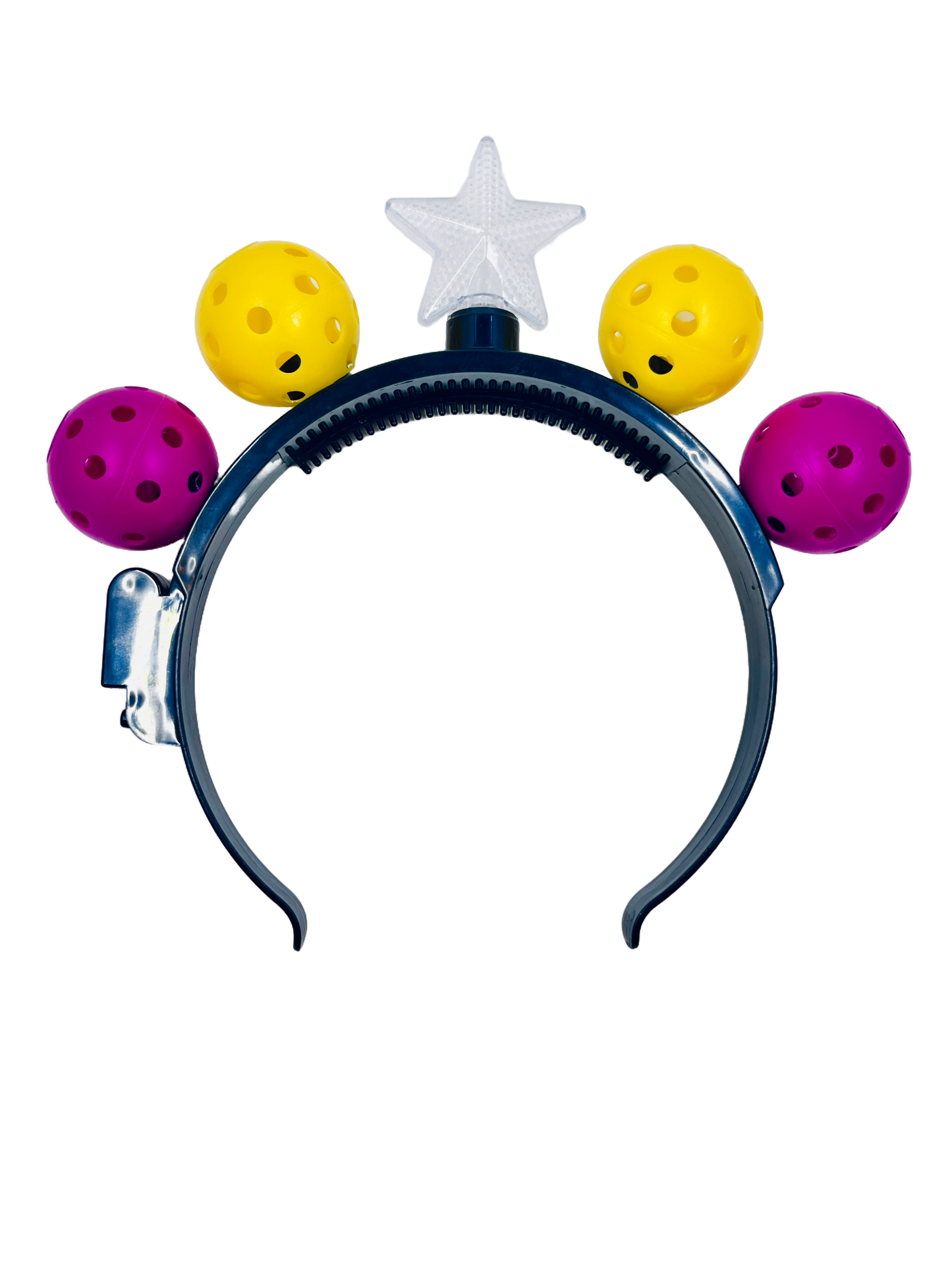 Mini Pickleball Star Headband With Flashing Lights | Fun Pickleball Gifts