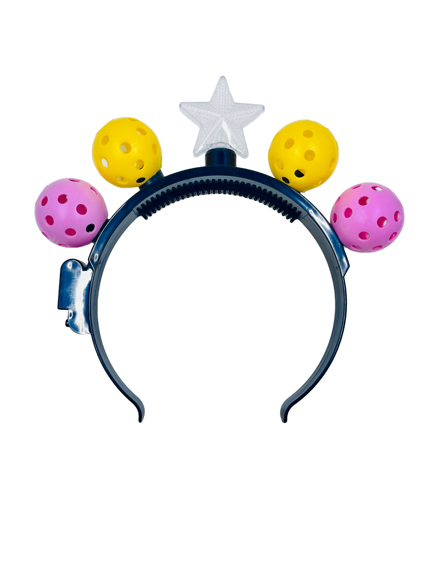 Mini Pickleball Star Headband With Flashing Lights | Fun Pickleball Gifts