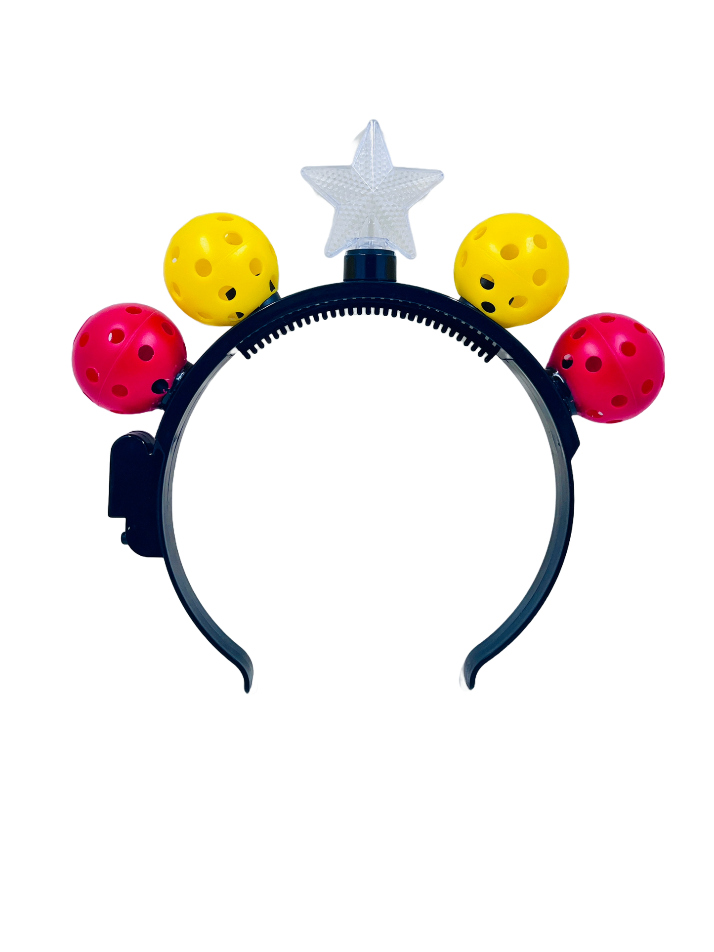 Mini Pickleball Star Headband With Flashing Lights | Fun Pickleball Gifts