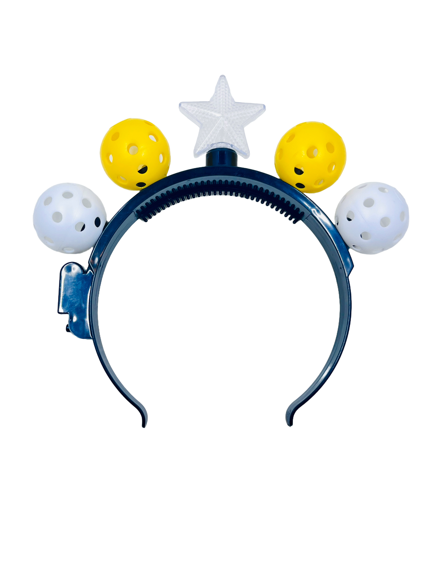 Mini Pickleball Star Headband With Flashing Lights | Fun Pickleball Gifts