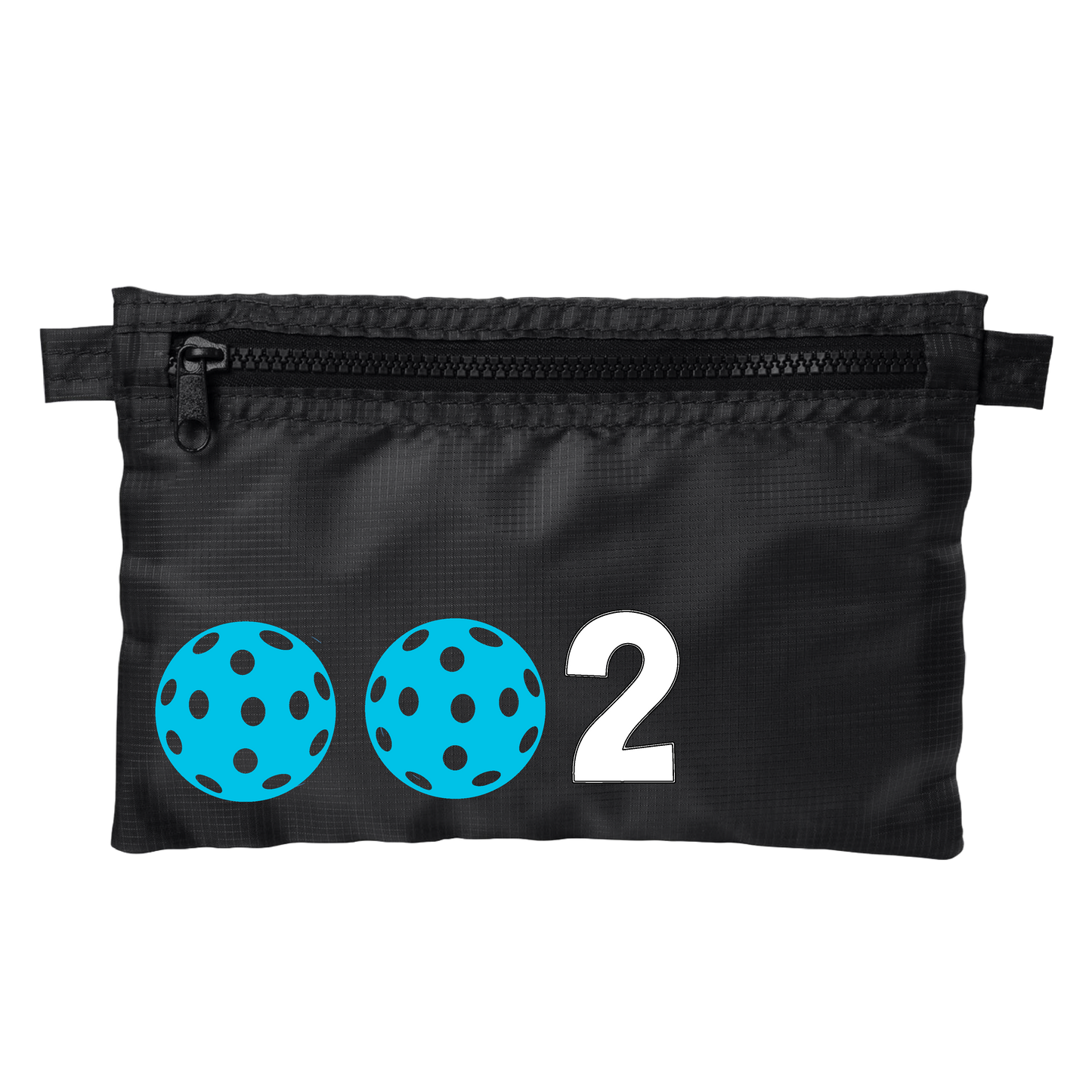 002 With Pickleballs (Customizable) | Pickleball Stash Pouch Bag | Small Size Court Stash Bag