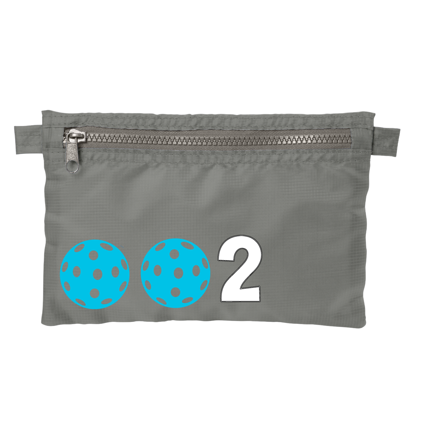 002 With Pickleballs (Customizable) | Pickleball Stash Pouch Bag | Small Size Court Stash Bag