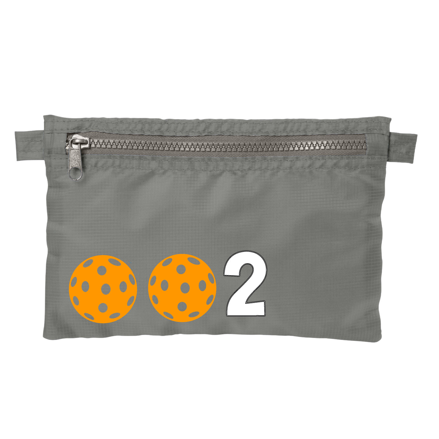 002 With Pickleballs (Customizable) | Pickleball Stash Pouch Bag | Small Size Court Stash Bag