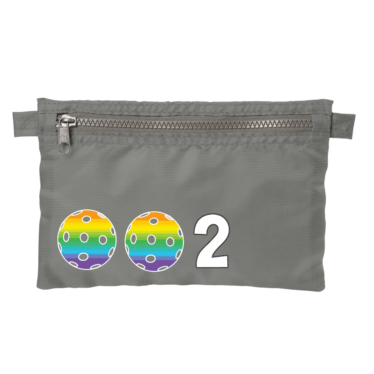 002 With Pickleballs (Customizable) | Pickleball Stash Pouch Bag | Small Size Court Stash Bag