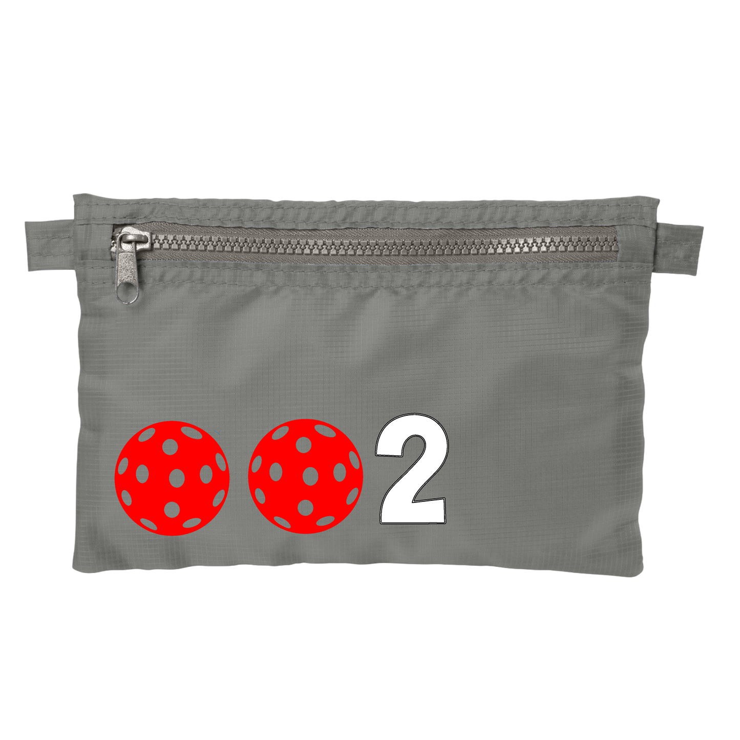 002 With Pickleballs (Customizable) | Pickleball Stash Pouch Bag | Small Size Court Stash Bag