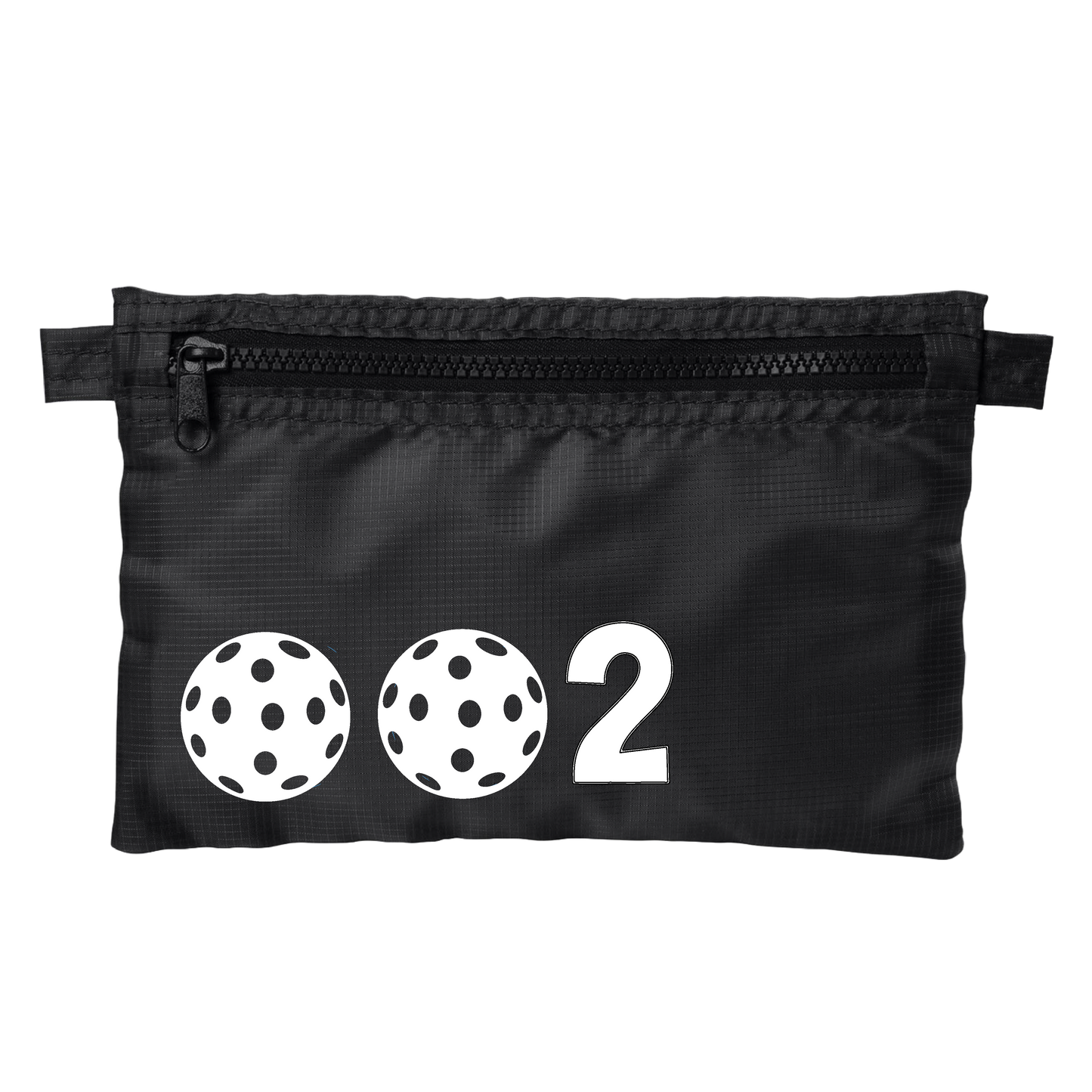 002 With Pickleballs (Customizable) | Pickleball Stash Pouch Bag | Small Size Court Stash Bag