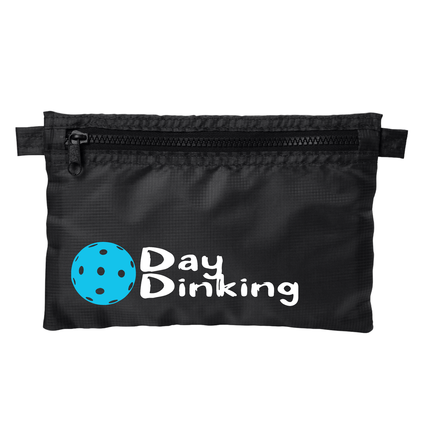 Day Dinking With Pickleballs (Customizable) | Pickleball Stash Pouch Bag | Small Size Court Stash Bag