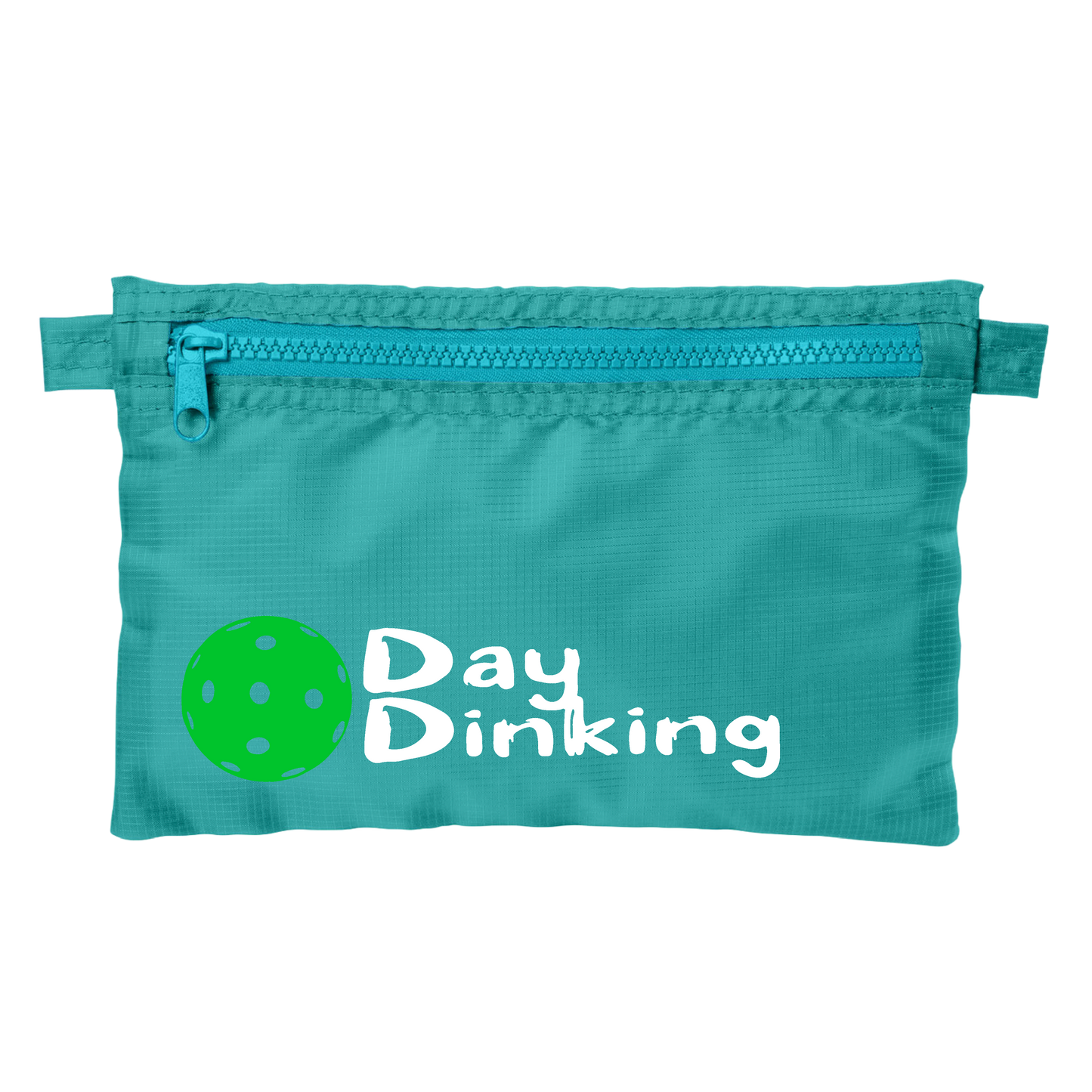 Day Dinking With Pickleballs (Customizable) | Pickleball Stash Pouch Bag | Small Size Court Stash Bag