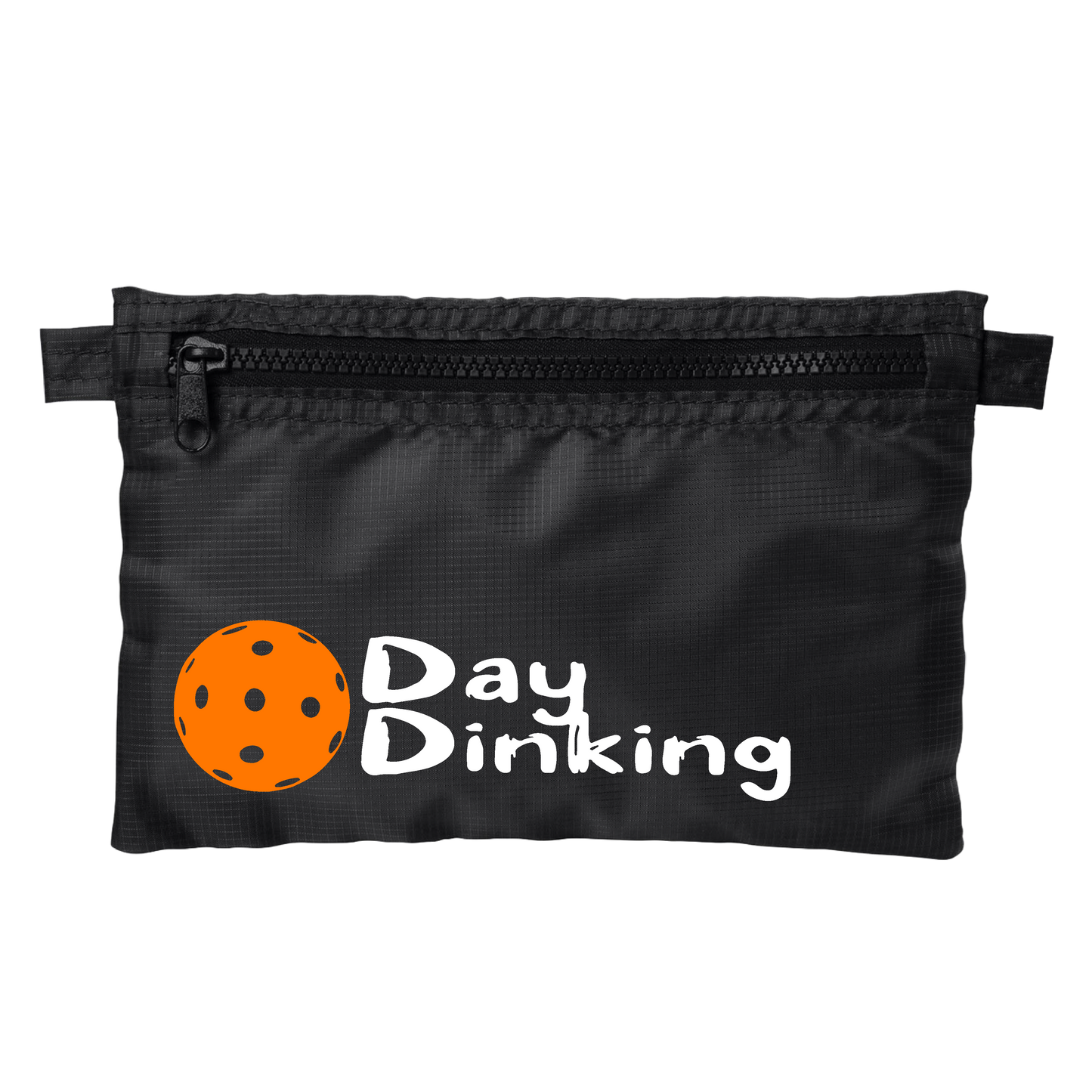 Day Dinking With Pickleballs (Customizable) | Pickleball Stash Pouch Bag | Small Size Court Stash Bag