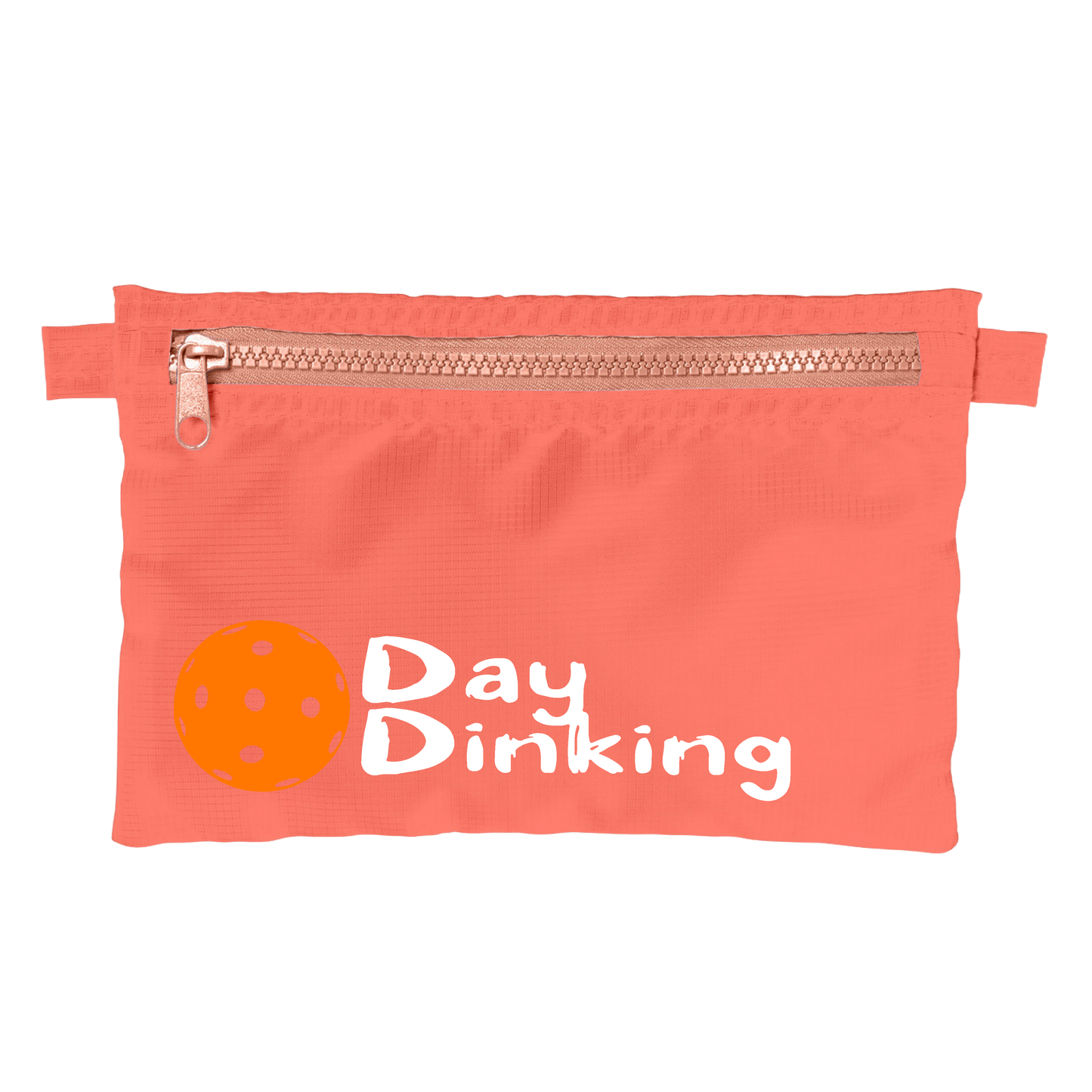 Day Dinking With Pickleballs (Customizable) | Pickleball Stash Pouch Bag | Small Size Court Stash Bag