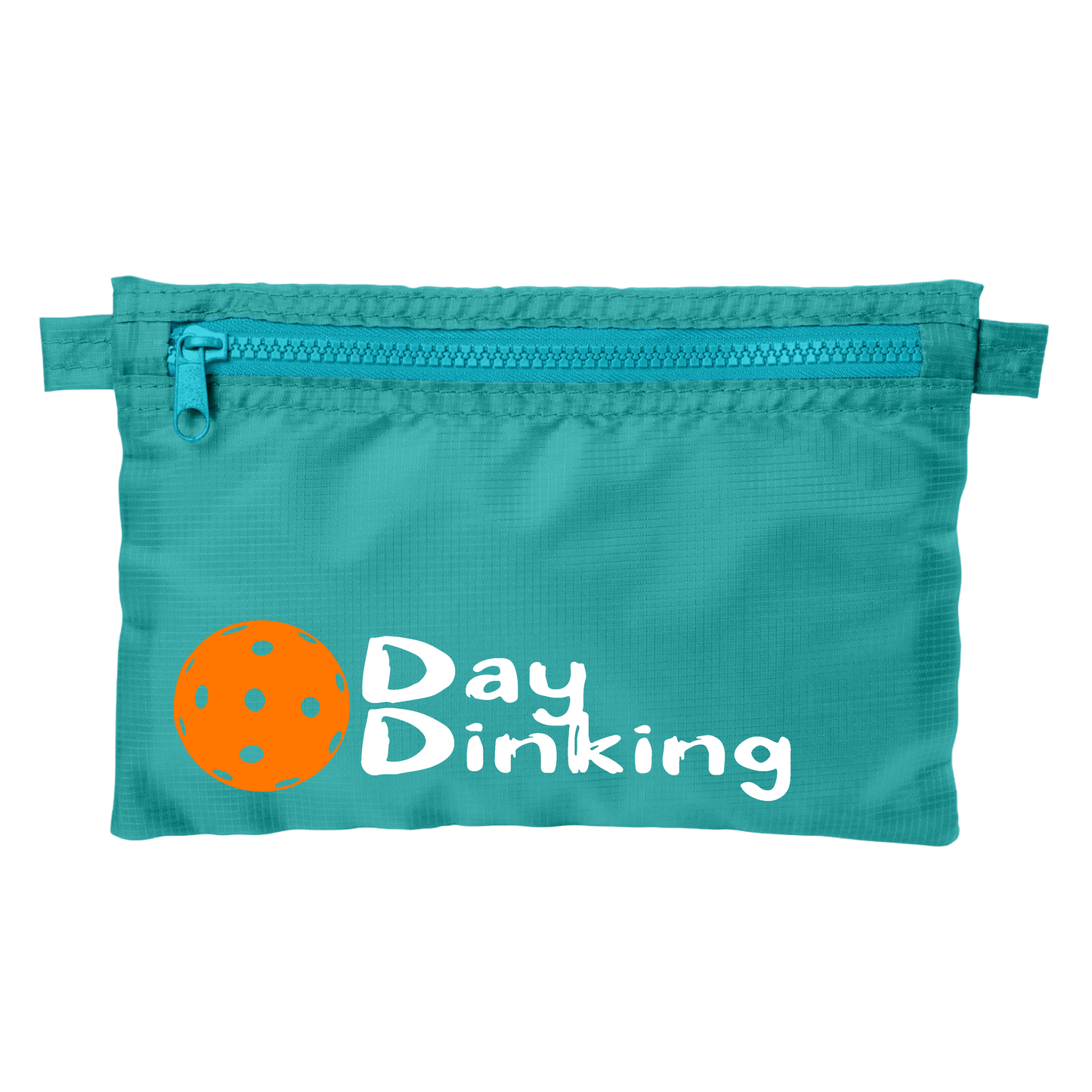 Day Dinking With Pickleballs (Customizable) | Pickleball Stash Pouch Bag | Small Size Court Stash Bag