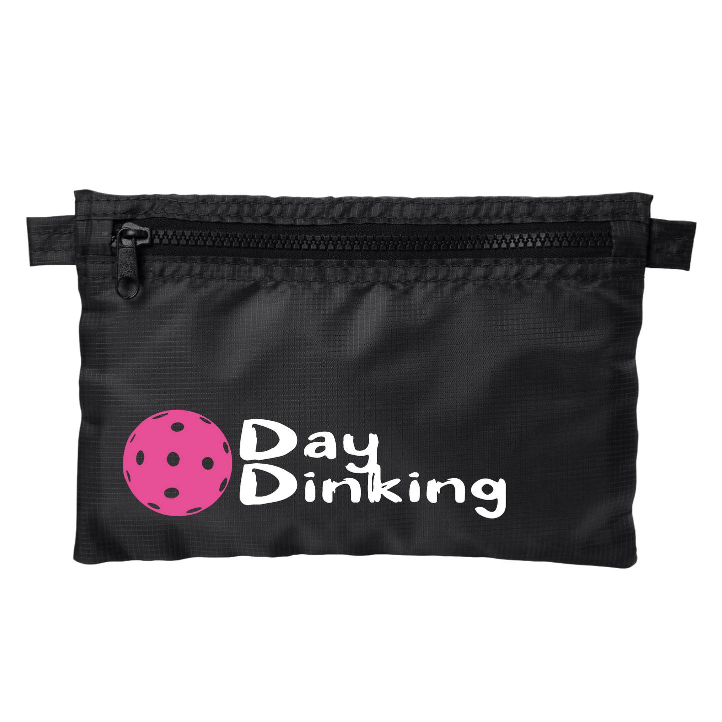 Day Dinking With Pickleballs (Customizable) | Pickleball Stash Pouch Bag | Small Size Court Stash Bag