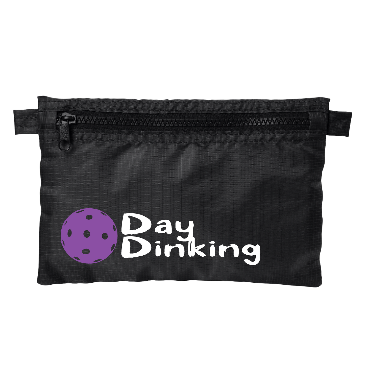 Day Dinking With Pickleballs (Customizable) | Pickleball Stash Pouch Bag | Small Size Court Stash Bag