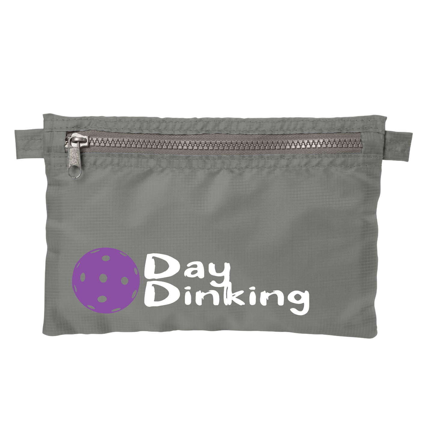 Day Dinking With Pickleballs (Customizable) | Pickleball Stash Pouch Bag | Small Size Court Stash Bag