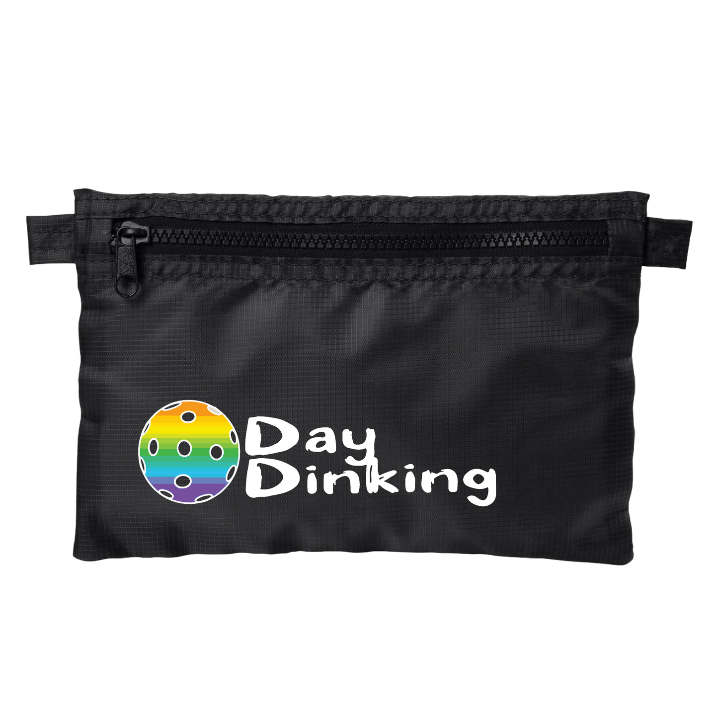 Day Dinking With Pickleballs (Customizable) | Pickleball Stash Pouch Bag | Small Size Court Stash Bag