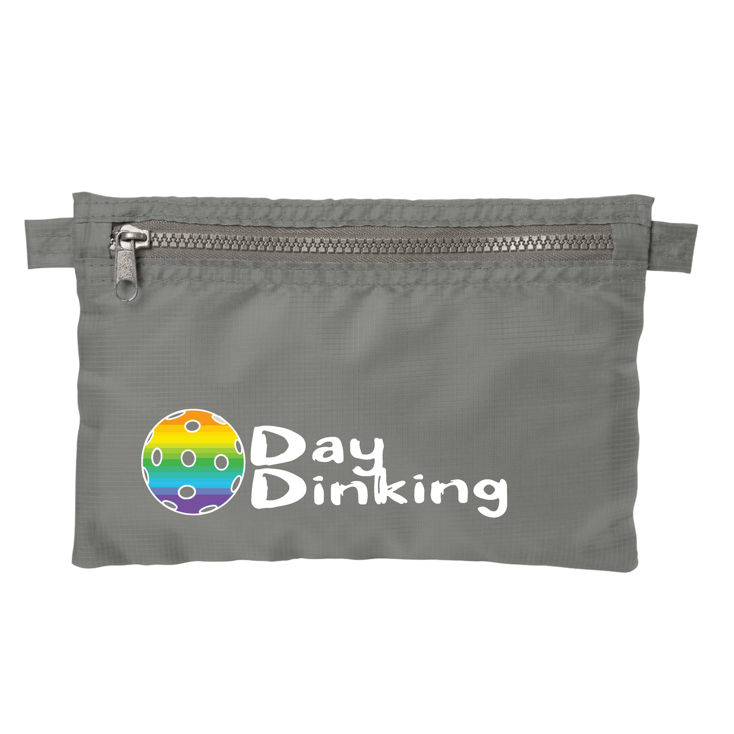 Day Dinking With Pickleballs (Customizable) | Pickleball Stash Pouch Bag | Small Size Court Stash Bag