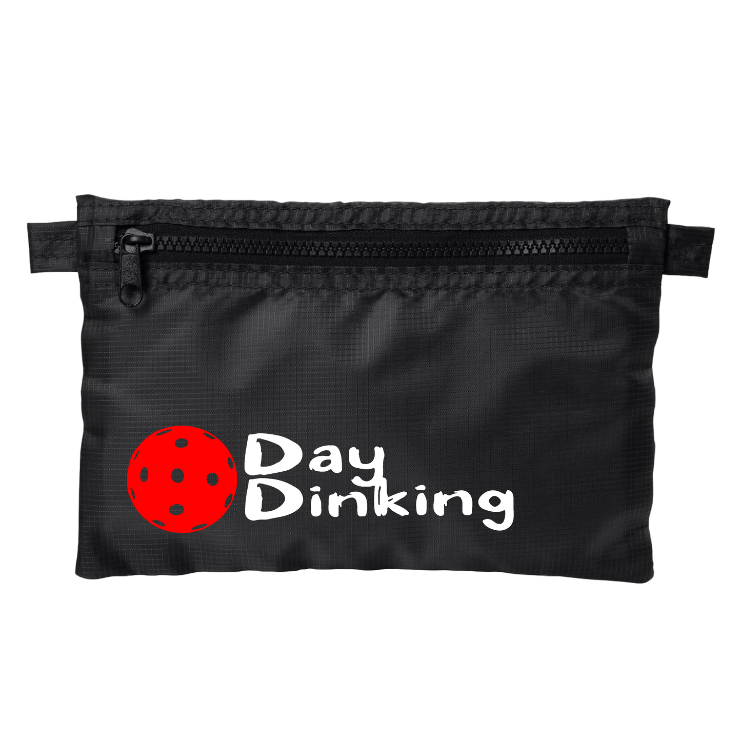 Day Dinking With Pickleballs (Customizable) | Pickleball Stash Pouch Bag | Small Size Court Stash Bag