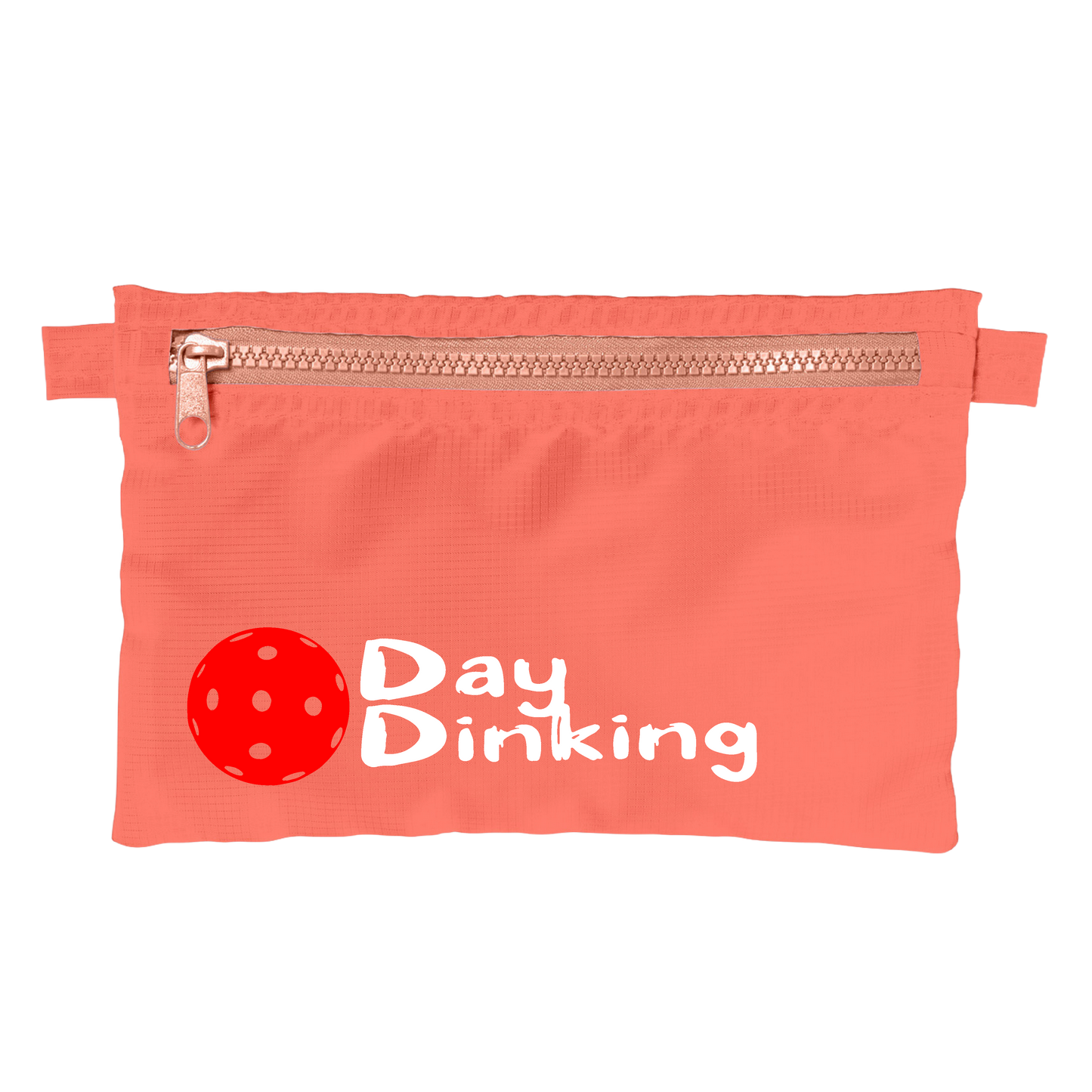 Day Dinking With Pickleballs (Customizable) | Pickleball Stash Pouch Bag | Small Size Court Stash Bag