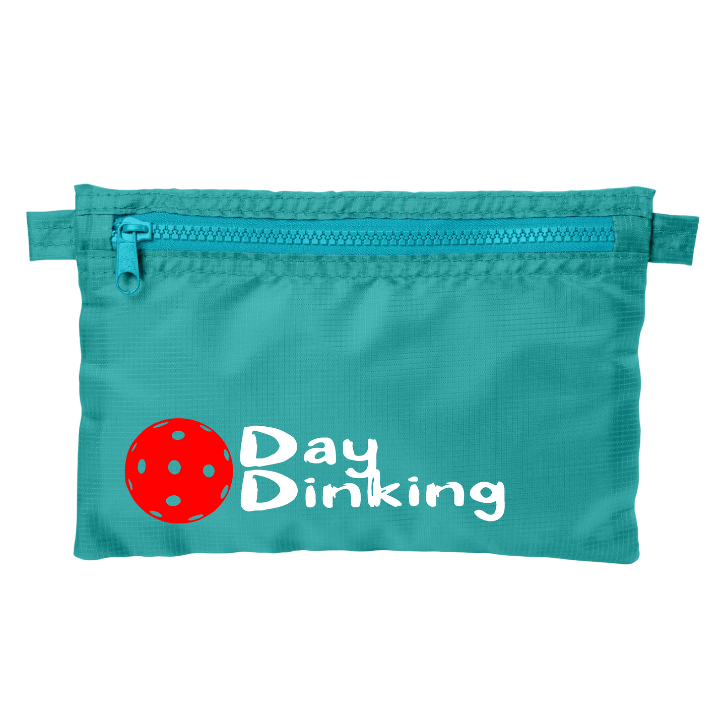 Day Dinking With Pickleballs (Customizable) | Pickleball Stash Pouch Bag | Small Size Court Stash Bag