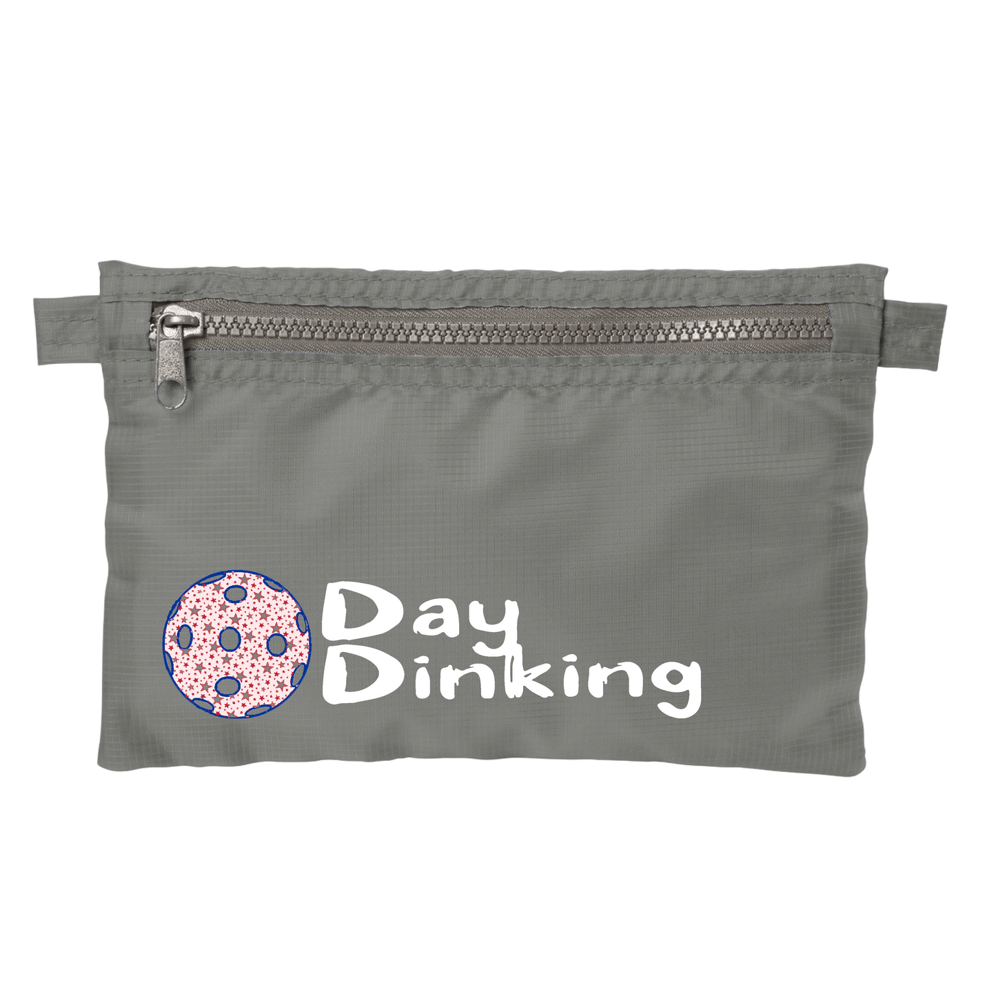 Day Dinking With Pickleballs (Customizable) | Pickleball Stash Pouch Bag | Small Size Court Stash Bag