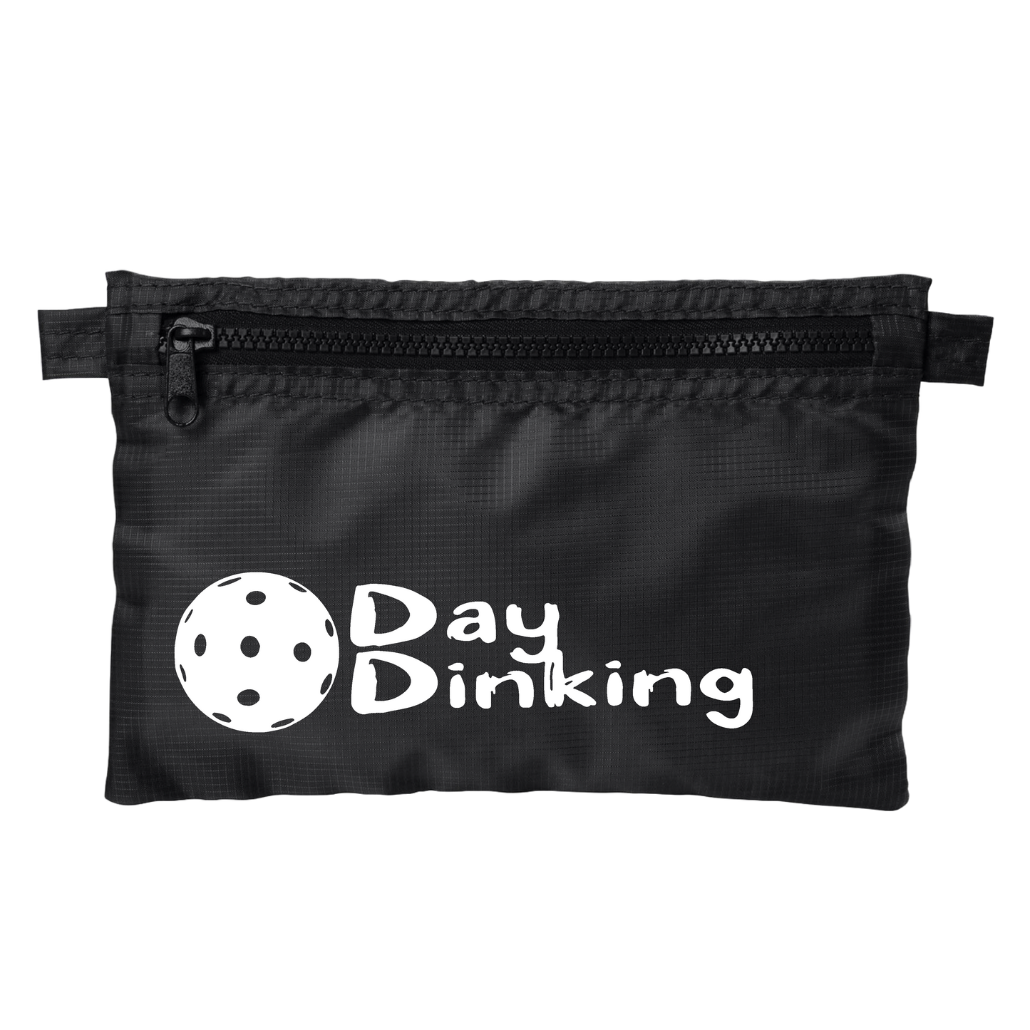 Day Dinking With Pickleballs (Customizable) | Pickleball Stash Pouch Bag | Small Size Court Stash Bag