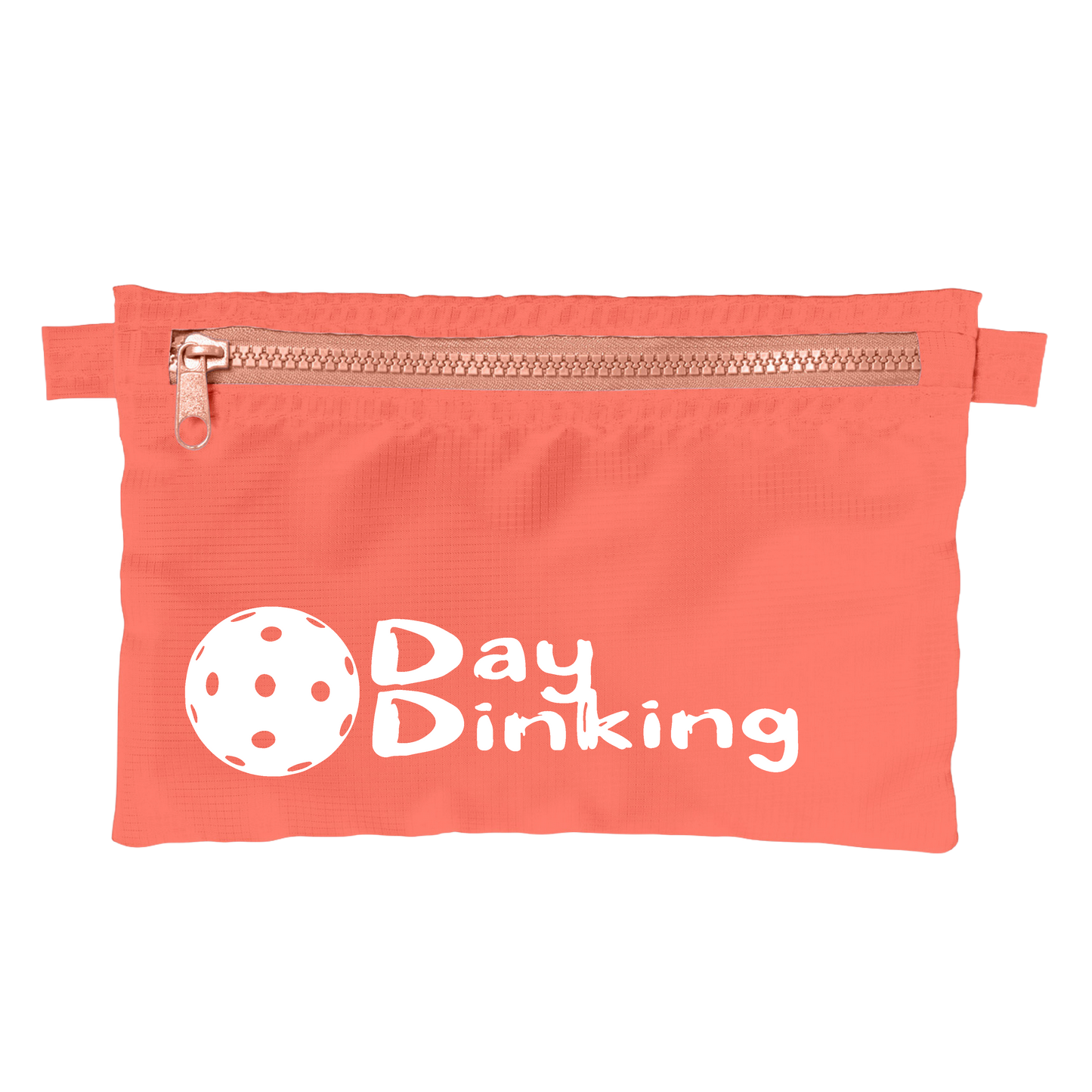 Day Dinking With Pickleballs (Customizable) | Pickleball Stash Pouch Bag | Small Size Court Stash Bag