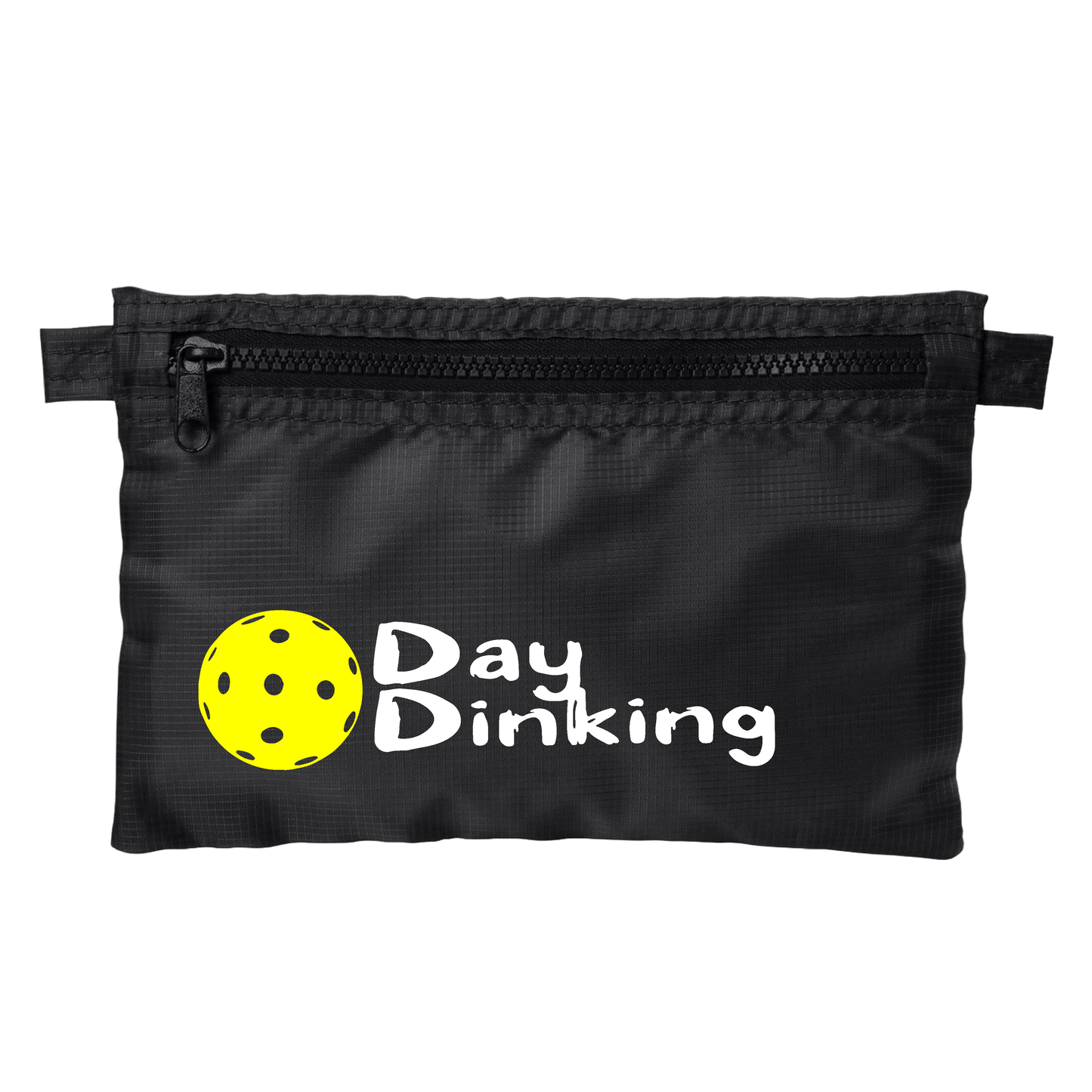 Day Dinking With Pickleballs (Customizable) | Pickleball Stash Pouch Bag | Small Size Court Stash Bag