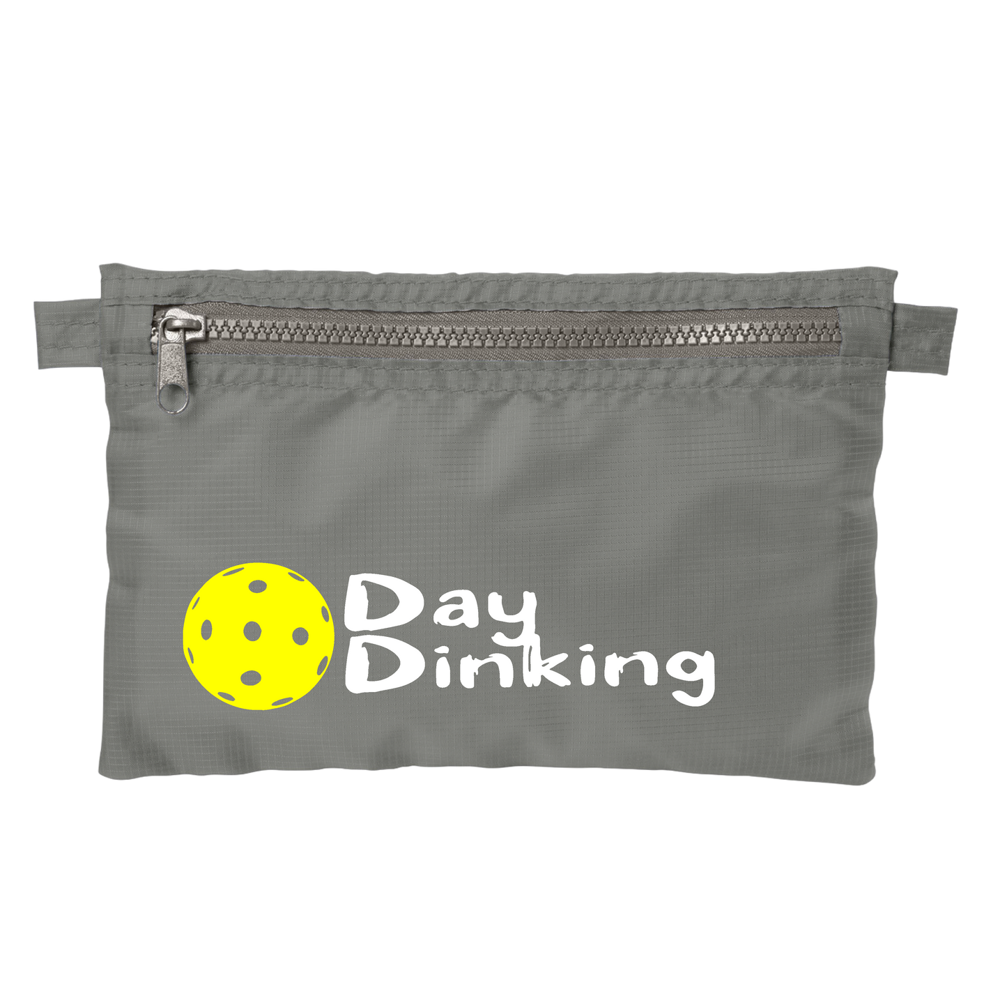 Day Dinking With Pickleballs (Customizable) | Pickleball Stash Pouch Bag | Small Size Court Stash Bag