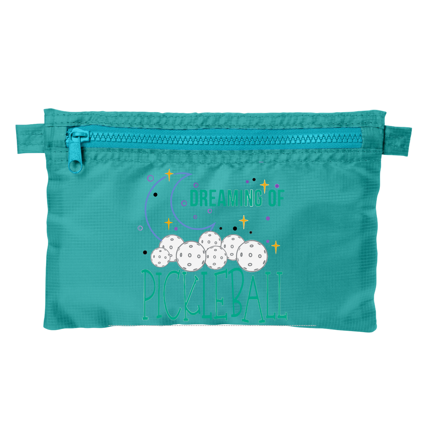 Dreaming Of Pickleball | Pickleball Stash Pouch Bag | Small Size Court Stash Bag