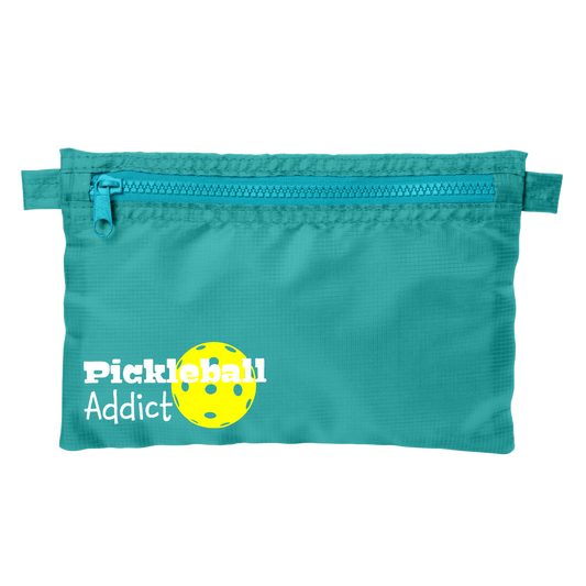 Pickleball Addict | Pickleball Stash Pouch Bag | Small Size Court Stash Bag