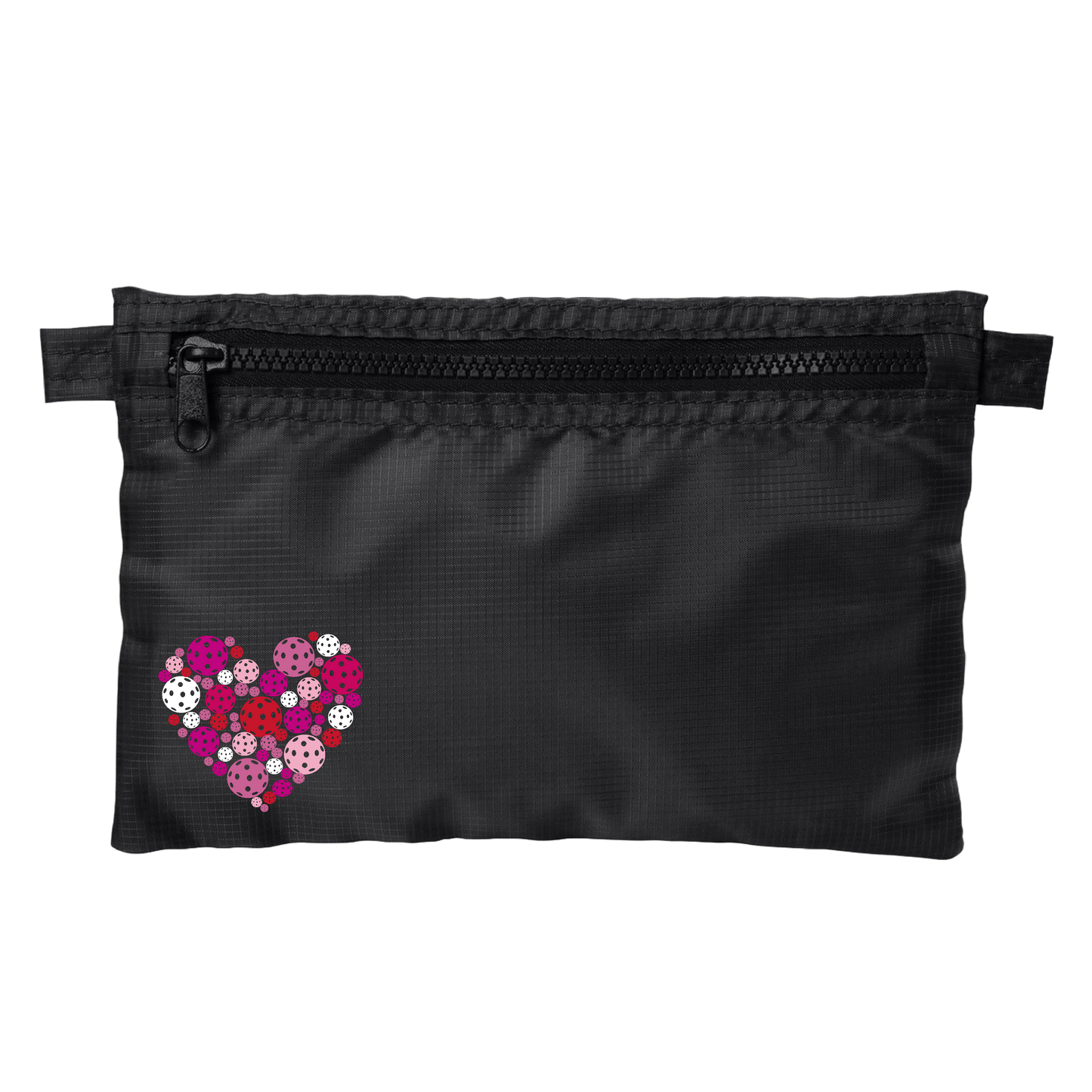 Pickleball Heart | Pickleball Stash Pouch Bag | Small Size Court Stash Bag