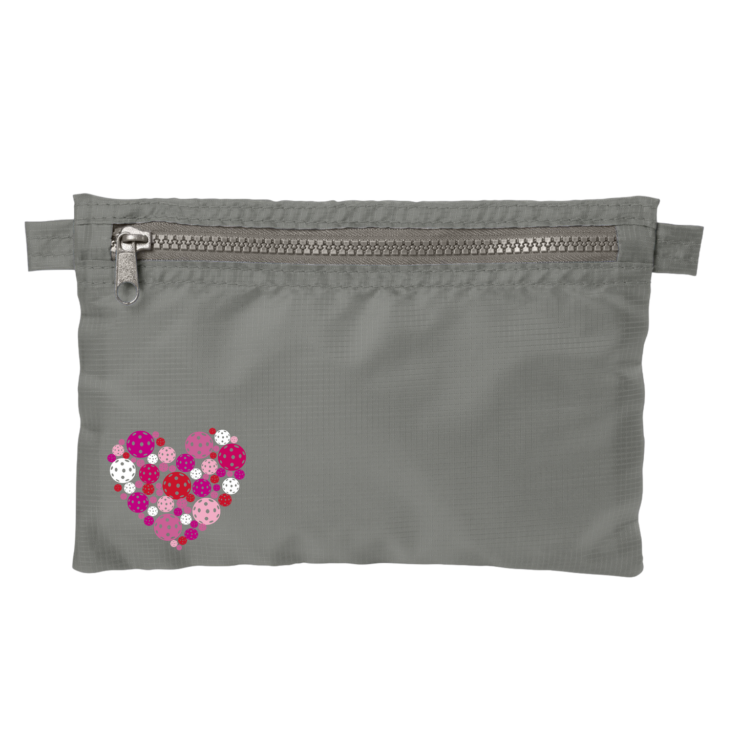 Pickleball Heart | Pickleball Stash Pouch Bag | Small Size Court Stash Bag