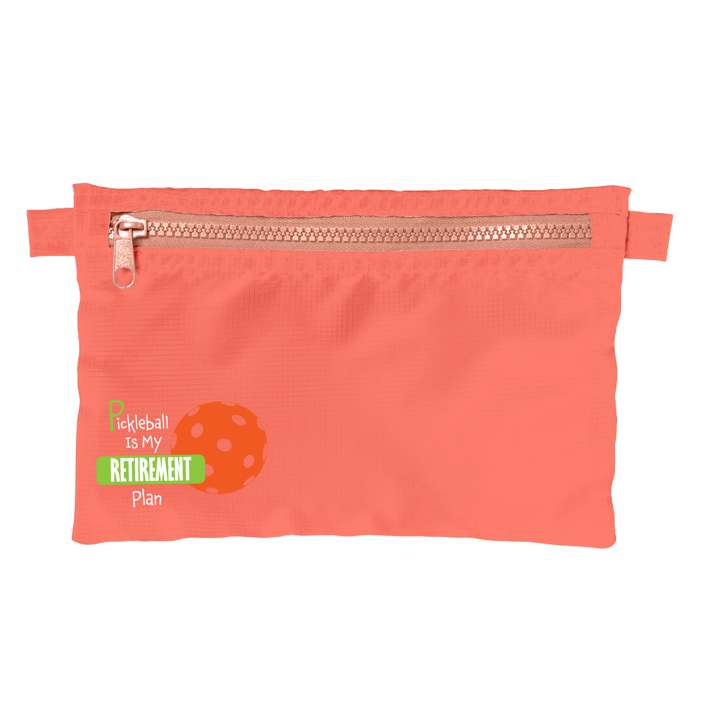 Pickleball Is My Retirement Plan | Pickleball Stash Pouch Bag | Small Size Court Stash Bag