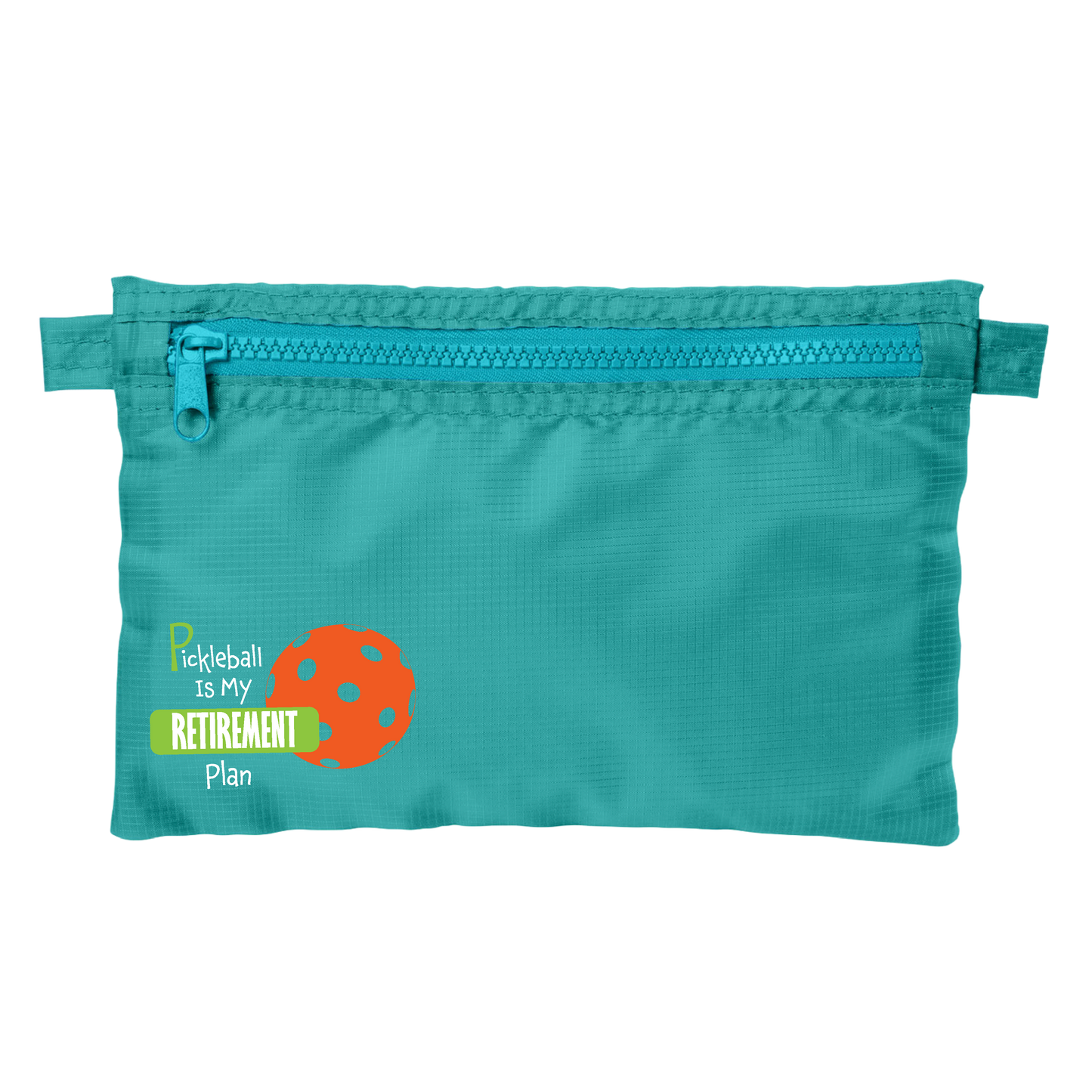 Pickleball Is My Retirement Plan | Pickleball Stash Pouch Bag | Small Size Court Stash Bag