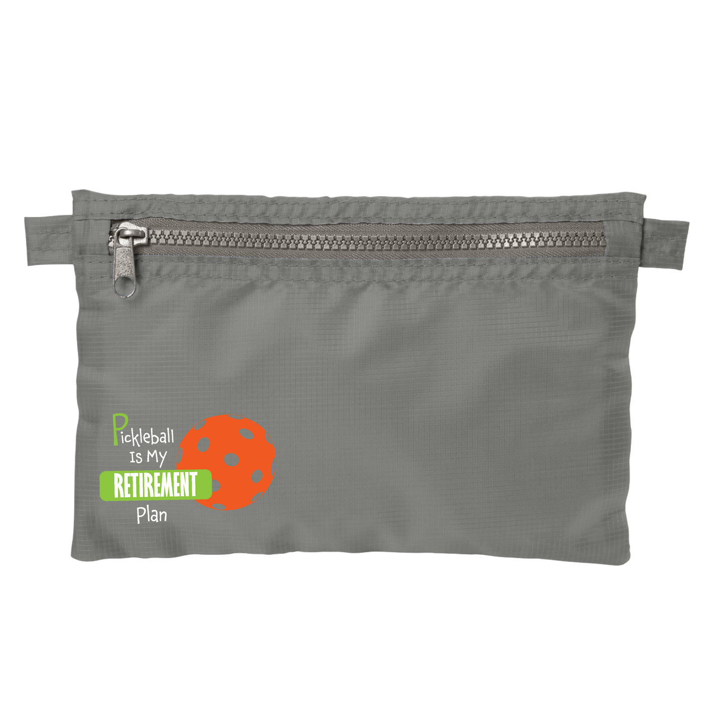 Pickleball Is My Retirement Plan | Pickleball Stash Pouch Bag | Small Size Court Stash Bag