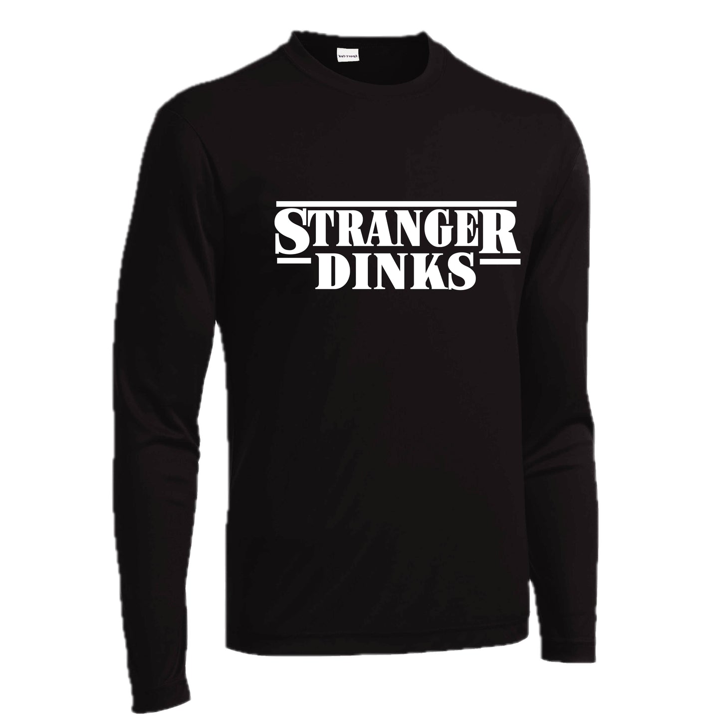Stranger Dinks | Men's Long Sleeve Athletic Performance T-Shirt | 100% Polyester