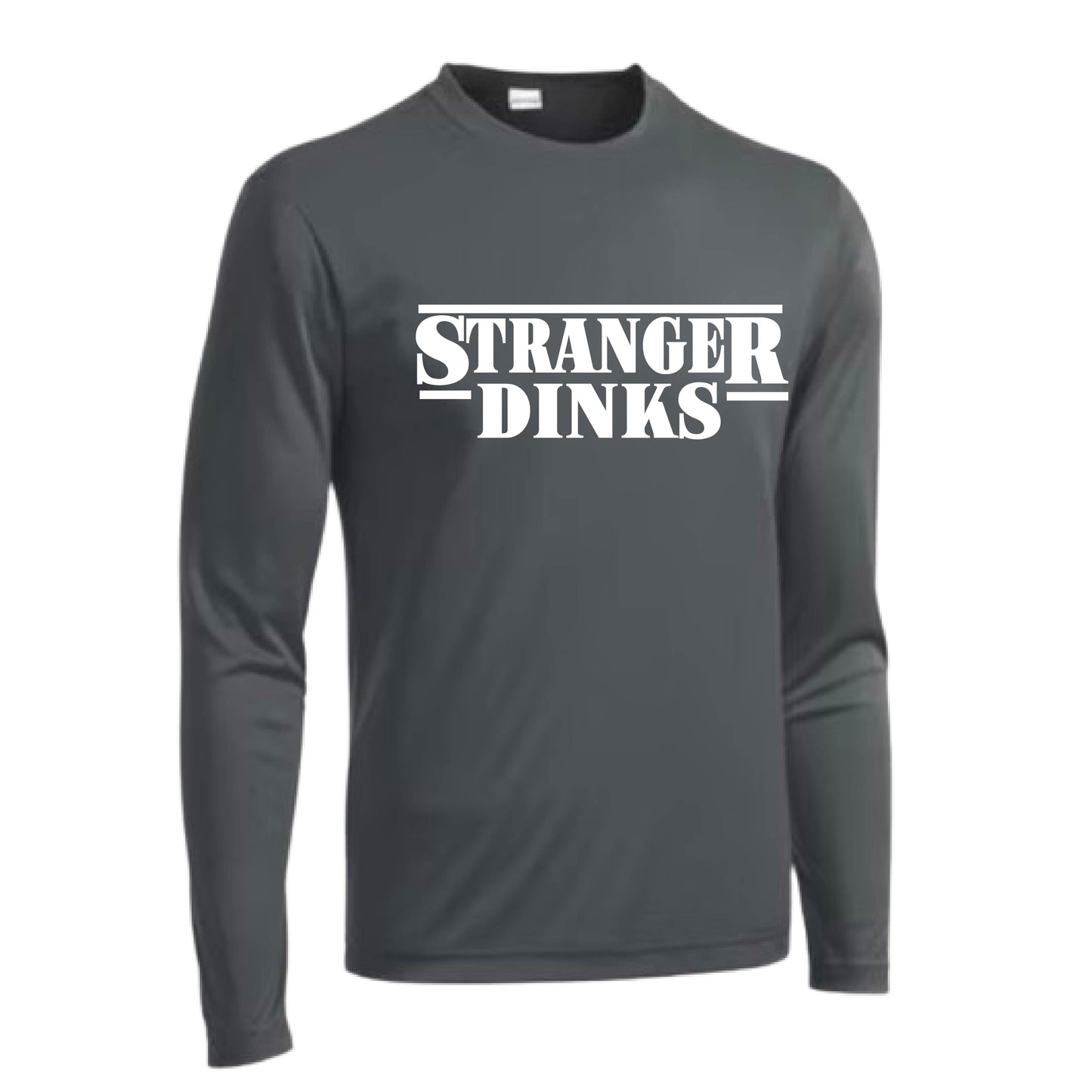 Stranger Dinks | Men's Long Sleeve Athletic Performance T-Shirt | 100% Polyester