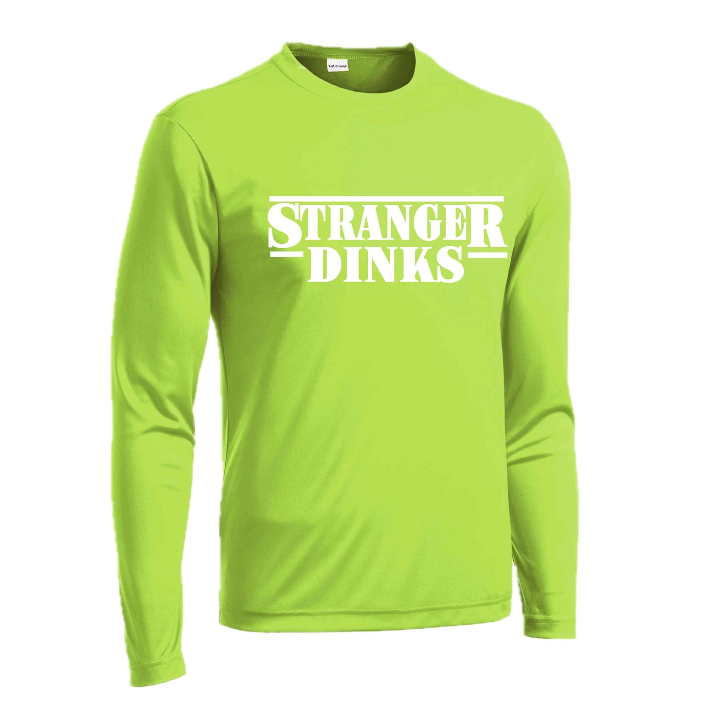 Stranger Dinks | Men's Long Sleeve Athletic Performance T-Shirt | 100% Polyester