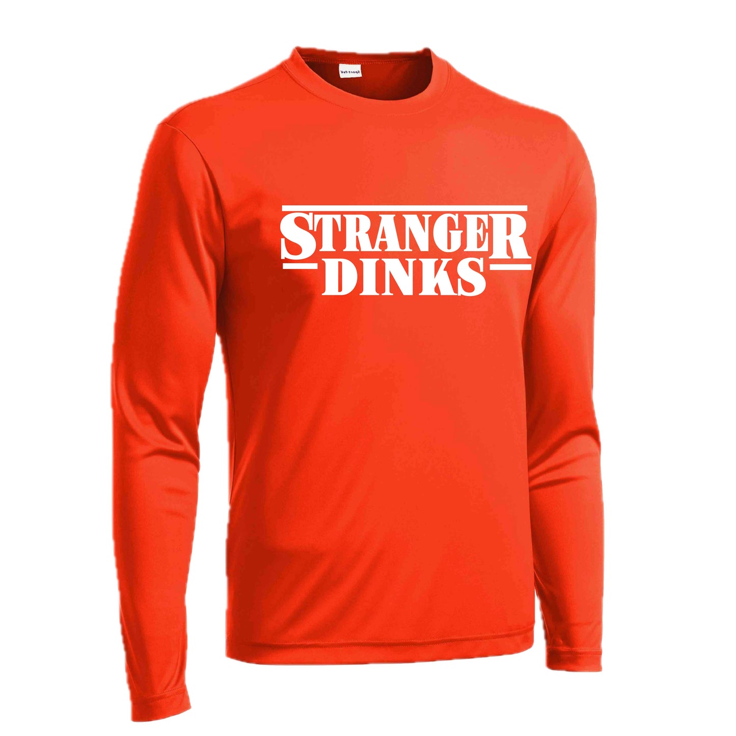 Stranger Dinks | Men's Long Sleeve Athletic Performance T-Shirt | 100% Polyester