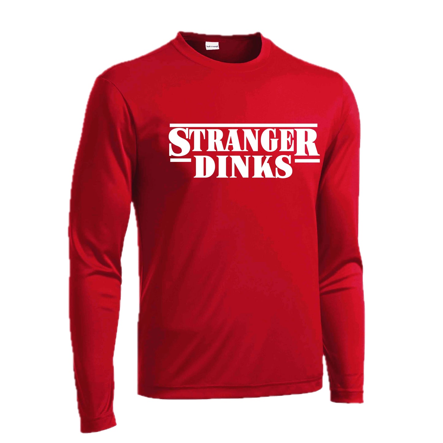 Stranger Dinks | Men's Long Sleeve Athletic Performance T-Shirt | 100% Polyester