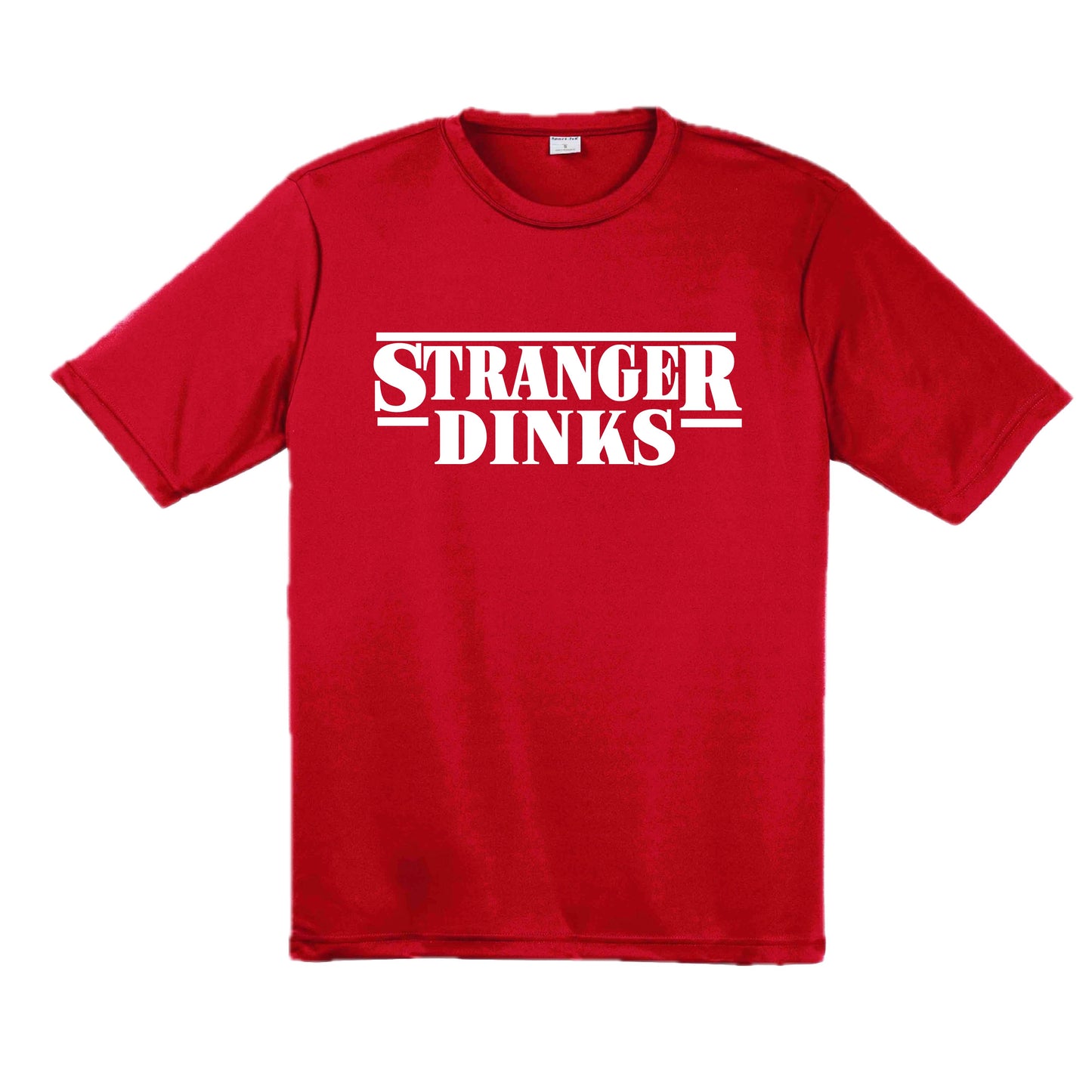 Stranger Dinks | Men's Short Sleeve Athletic Performance T-Shirt | 100% Polyester