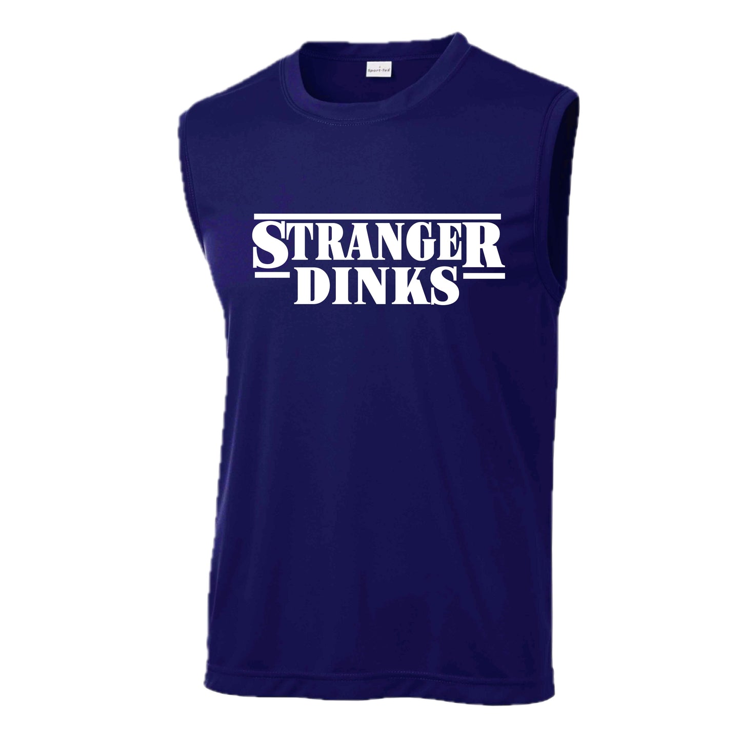 Stranger Dinks | Men's Sleeveless Athletic Performance T-Shirt | 100% Polyester
