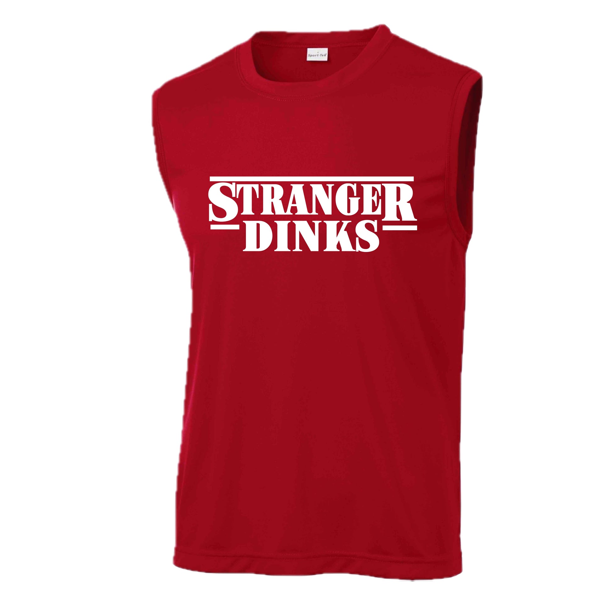 Stranger Dinks | Men's Sleeveless Athletic Performance T-Shirt | 100% Polyester