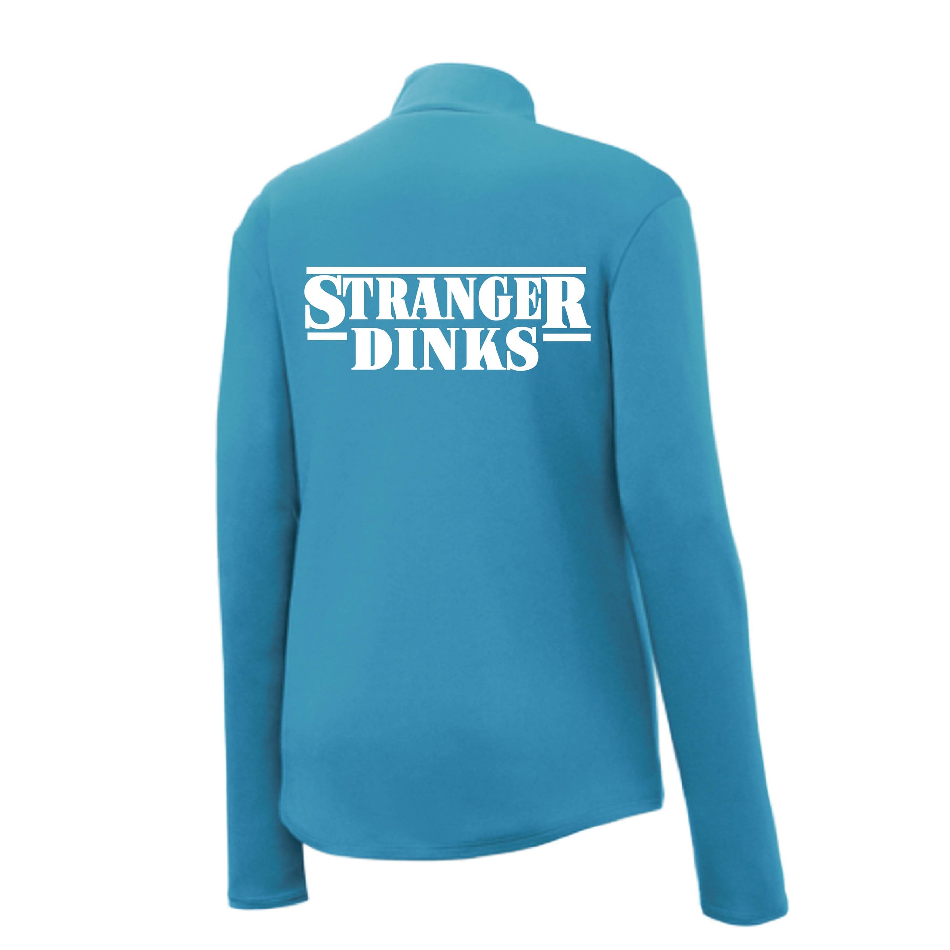 Stranger Dinks | Women's 1/4 Zip Performance Pullover Shirts | 100% Polyester