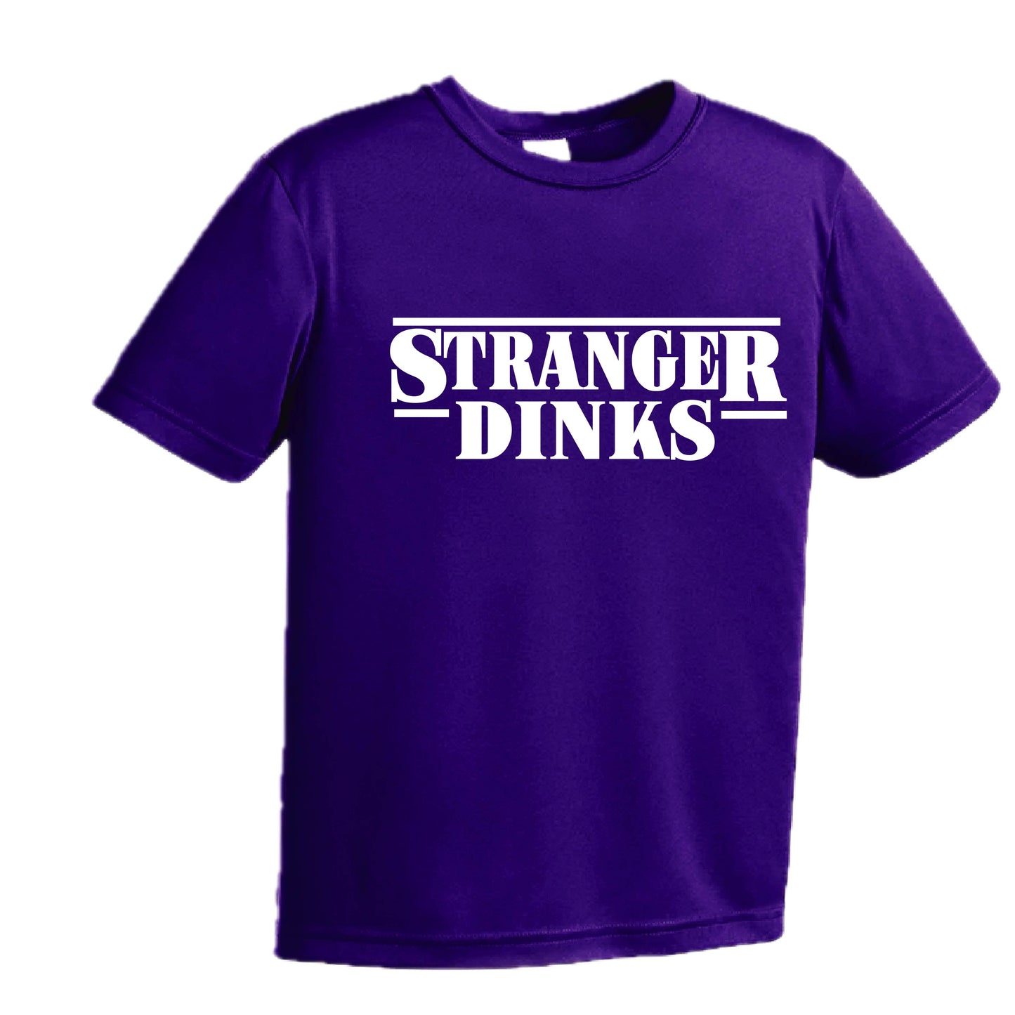 Stranger Dinks | Youth Short Sleeve Performance T-Shirts | 100% Polyester
