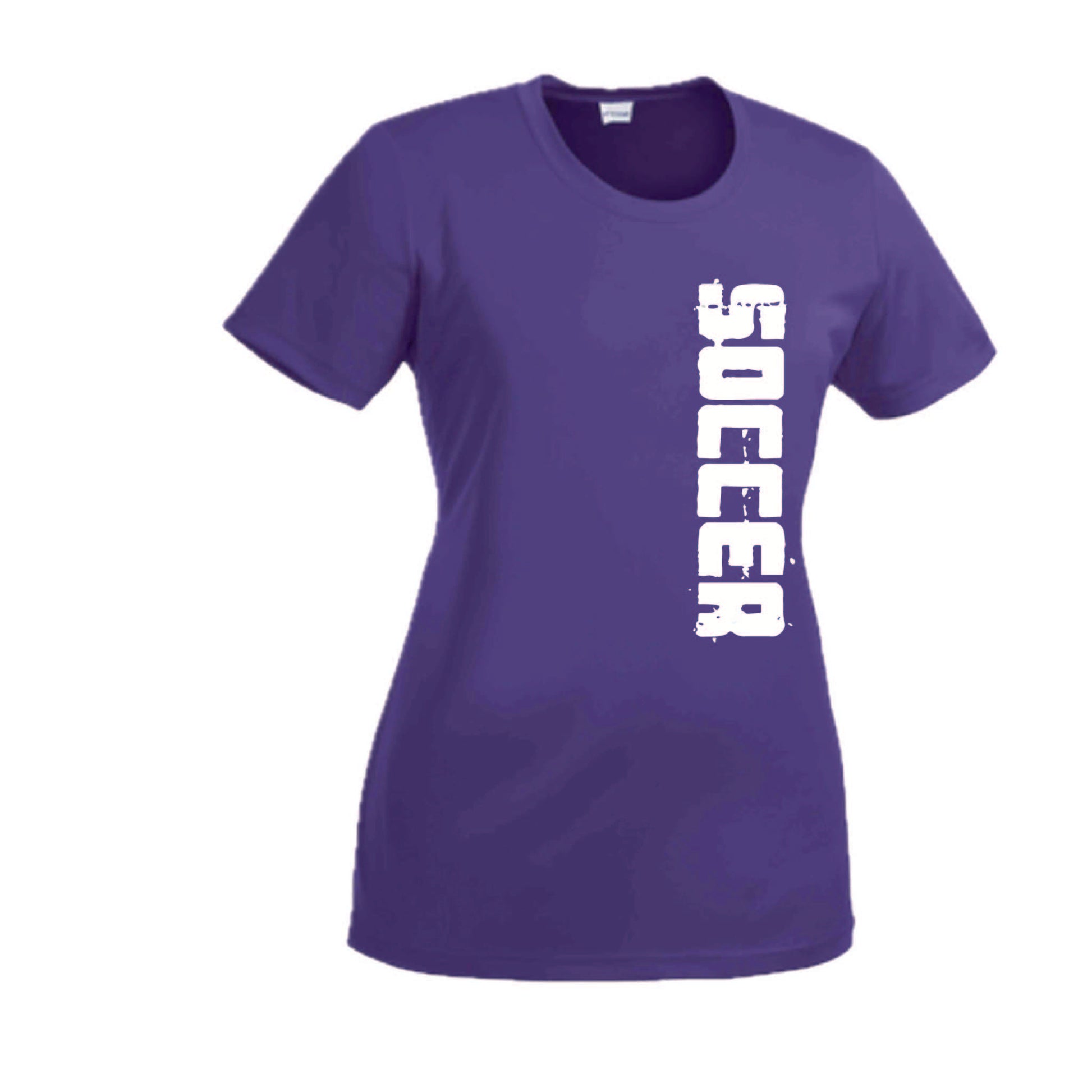 Stylish Soccer | Women’s Short Sleeve Crewneck Soccer T-Shirts | 100% Polyester