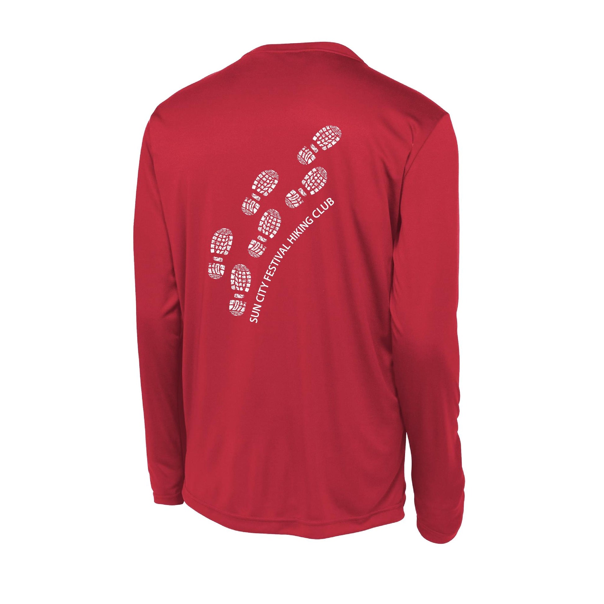 Sun City Festival Hiking Club | Clearance Men's Long Sleeve Athletic Performance T-Shirt | 100% Polyester